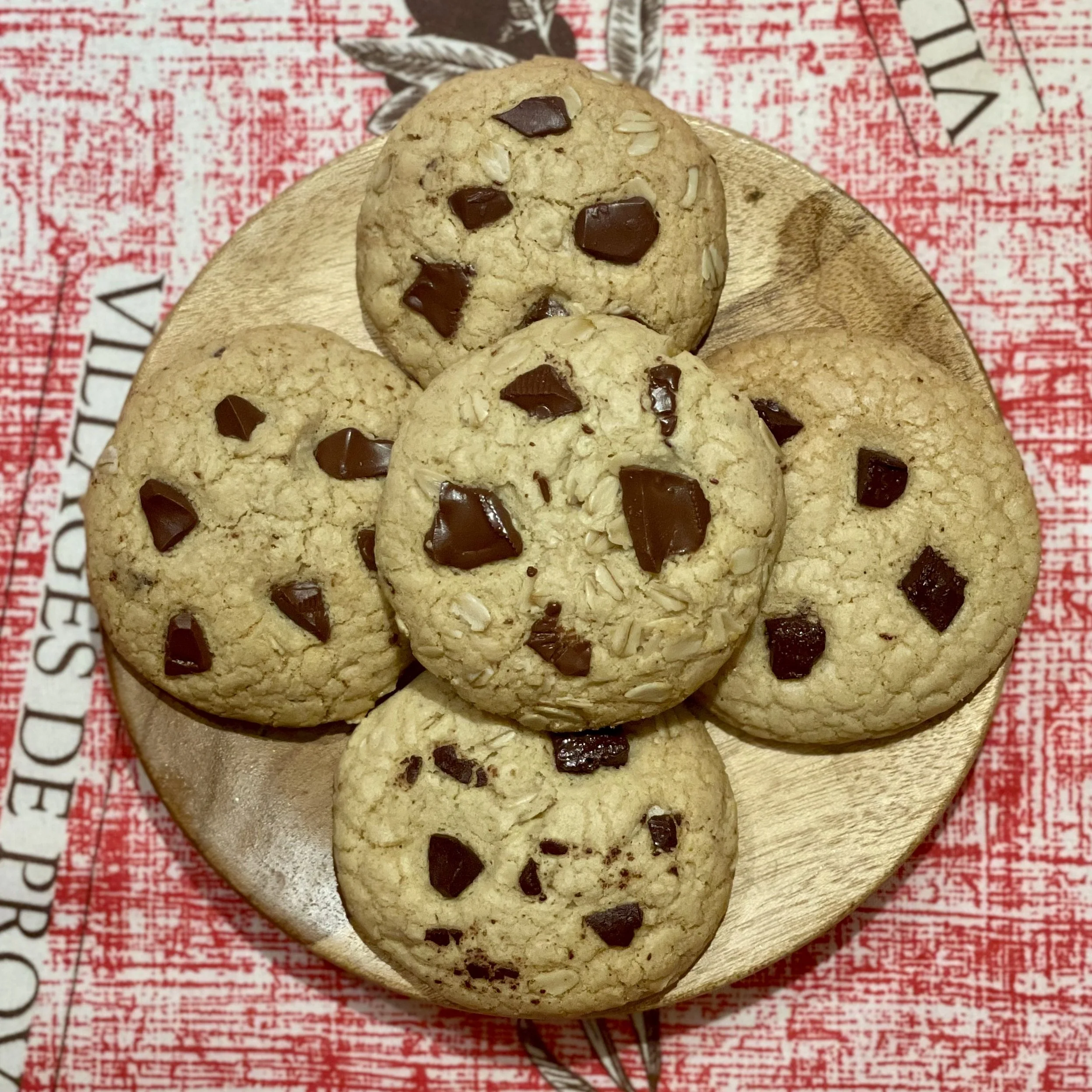 Vegan Matcha Chocolate Chip Oatmeal Cookie Recipe (Gluten Free Option)