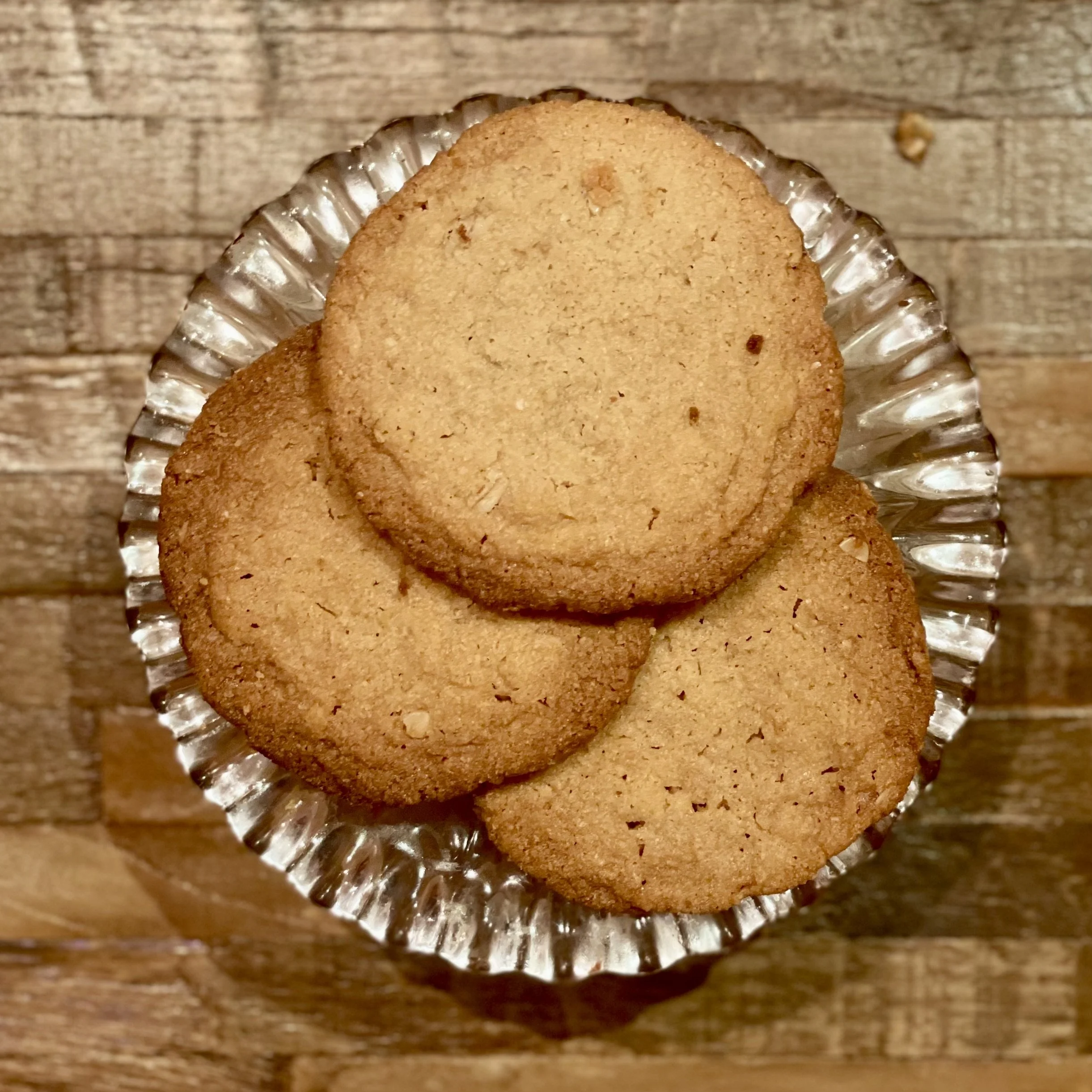 Brown Butter Almond Cookies (Gluten Free Option)