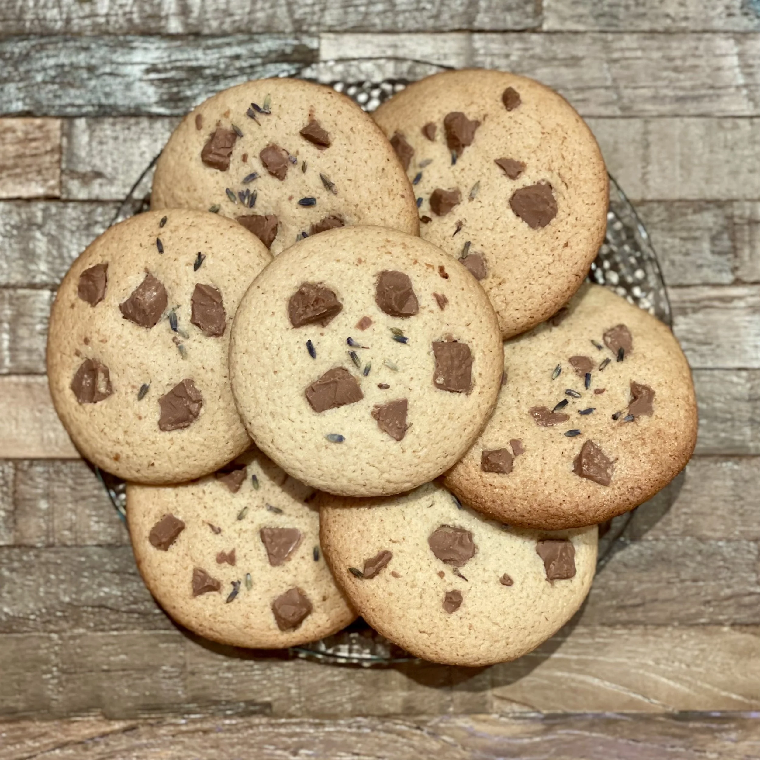 Lavender Brown Butter Honey Cookies Recipe (Gluten Free Option)