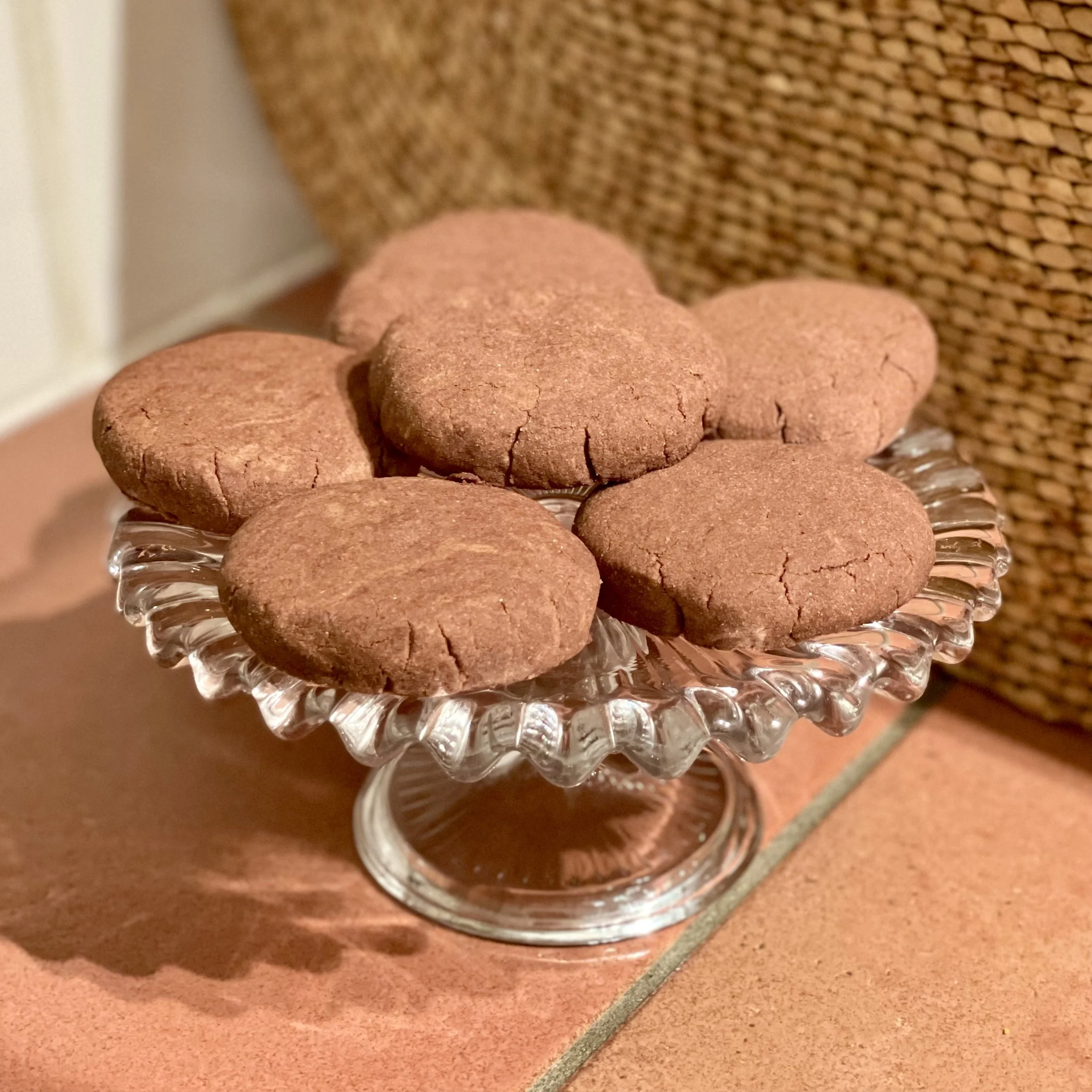 Chocolate Shortbread Cookies (Gluten Free Option)