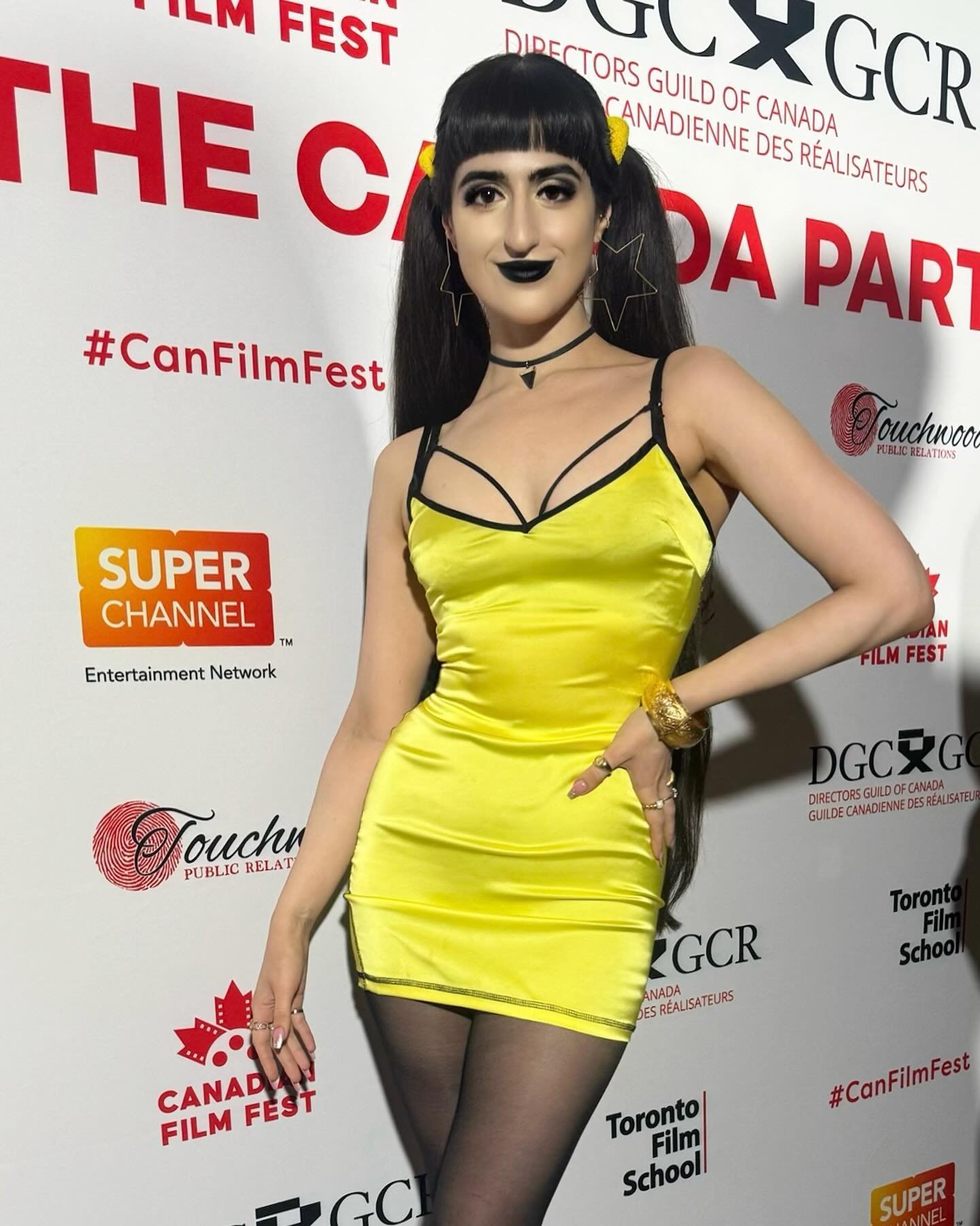 Neon Gothic Popstar 💫 .
&bull;
&bull;
&bull;
Dress @houseofcb 
Shoes @louboutinworld 
&bull;
&bull;
&bull;
#tiff #tiff24 #filmfestival #redcarpet #redcarpetfashion #fashion #designer #look #outfit #ootd #ootdfashion #ootdstyle #fashionstyle #style #