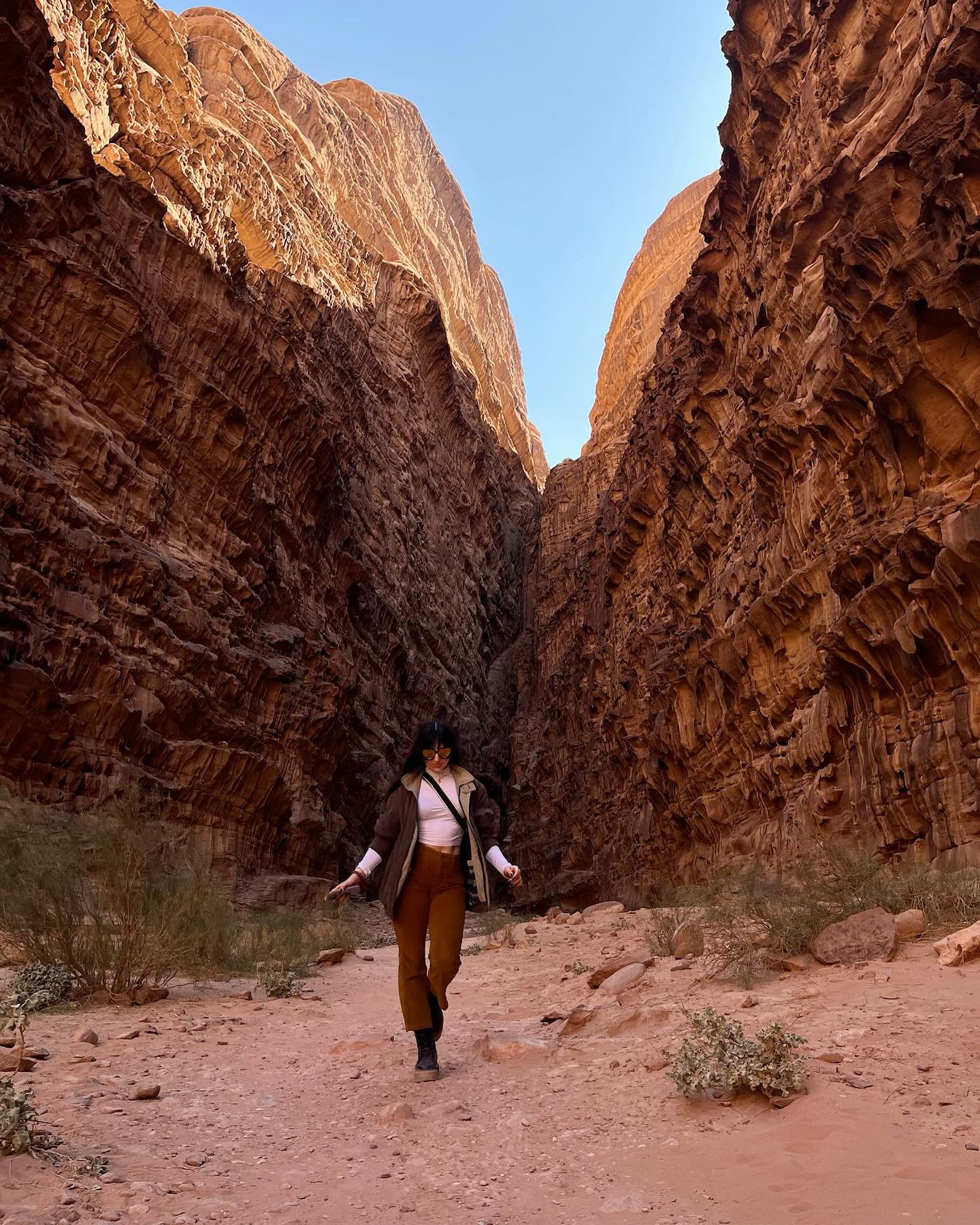 I need to have desert daily 🐪 .
&bull;
&bull;
&bull;
&bull;
&bull;
#naturelover #naturelovers #desert #desertlife #travel #travelphotography #naturephotography #happy #jordan🇯🇴 #happiness #nature #desert #desertlife #desertrock #hike #hiking #hike