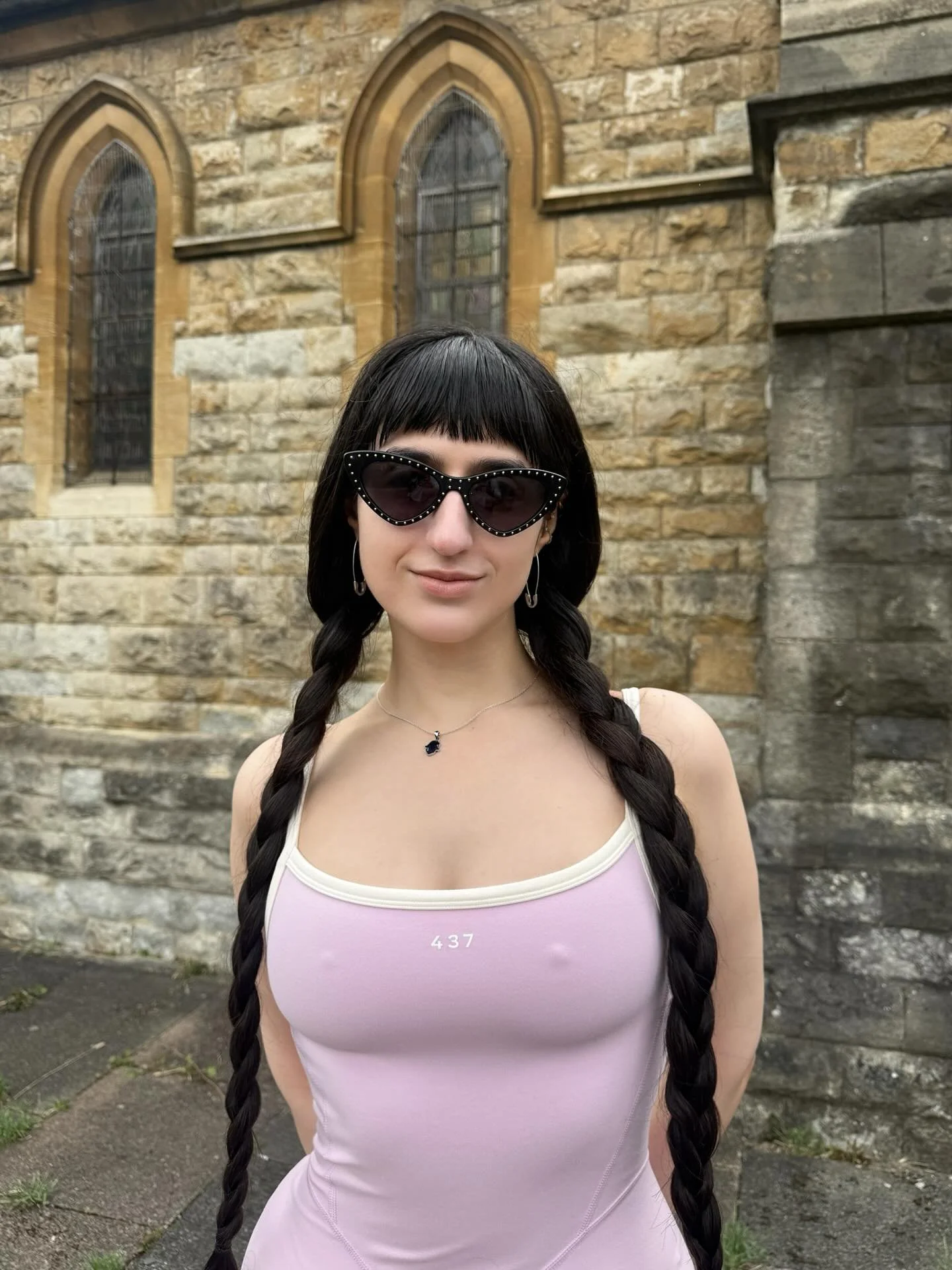 Perked up!
&bull;
&bull;
&bull;
&bull;
&bull;
&bull;
&bull;
#ldn #london🇬🇧 #nipple #britain #thighhighs #streetstyle #playsuit #skirt #sexy #preppy #fashion #british #designer #londres #unitedkingdom🇬🇧 #highfashion #longhair #longhairstyles  #oot