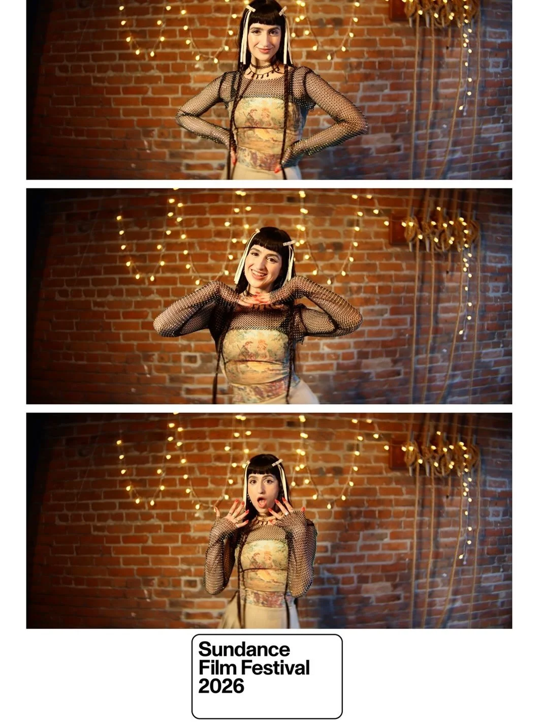 It&rsquo;s giving Dancing in the Sun ☀️.
&bull;
&bull;
&bull;
&bull;
&bull;
#sundance #winterfashion #actor #fashion #pleatedskirt