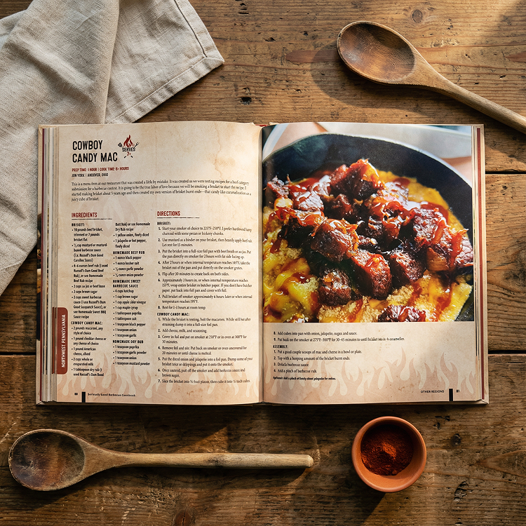 Seriously Good Barbecue Cookbook by Brian Baumgartner - Russell