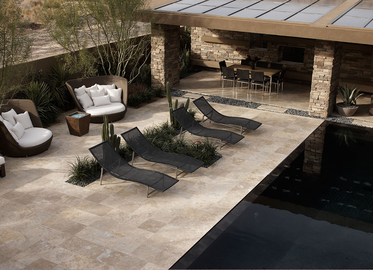 OUTDOOR POOLS AND PATIO