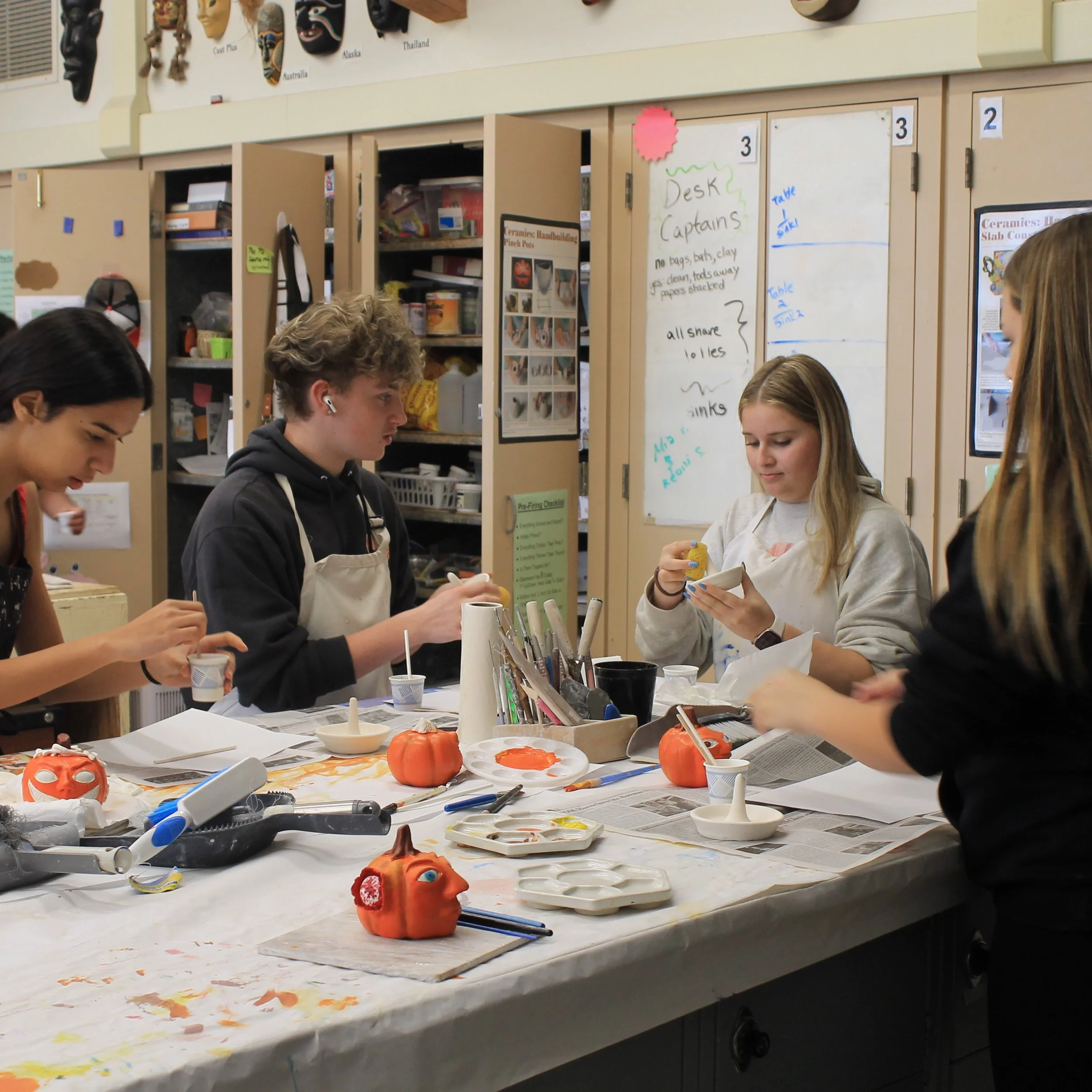 Ceramics and clay are a wonderful medium for our kids to stretch their artistic limits!
These classes would not be possible without the generous support of parents, through donations to the Wildcat Foundation.

#LGSUHSD #LosGatosHighSchool #LosGatosW