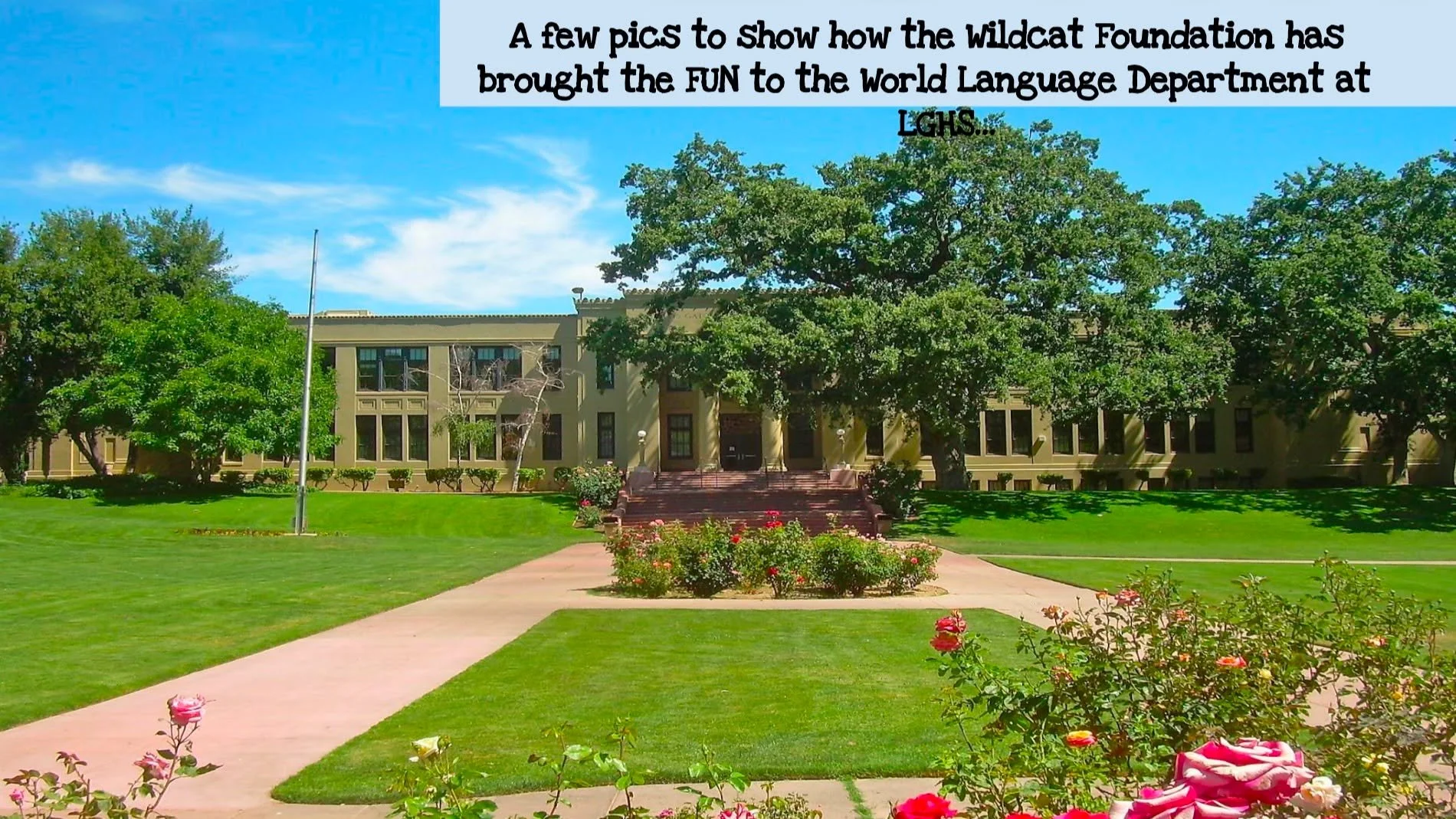 Swipe to enjoy this slideshow from Ms. Johnson, our Spanish teacher at LGHS! 

She shows exactly how your donations to the Wildcat Foundation are used to enrich your students' classroom experiences! 

#LGSUHSD #LosGatosHighSchool #WeAreLGSUHSD @losga
