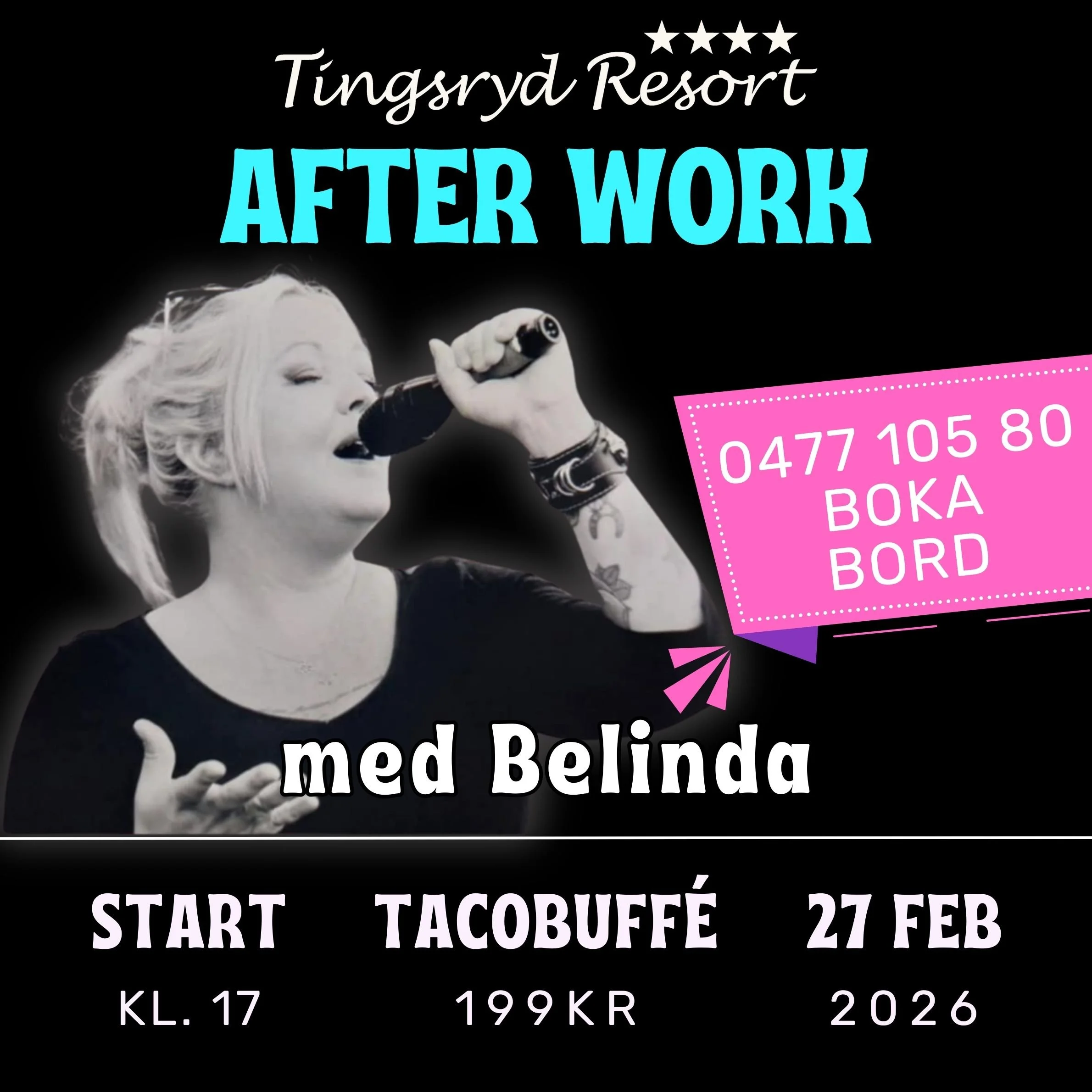 Musikkväll med Belinda - more information follows