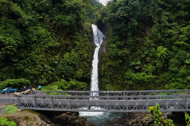 Roadside Waterfall near Poas