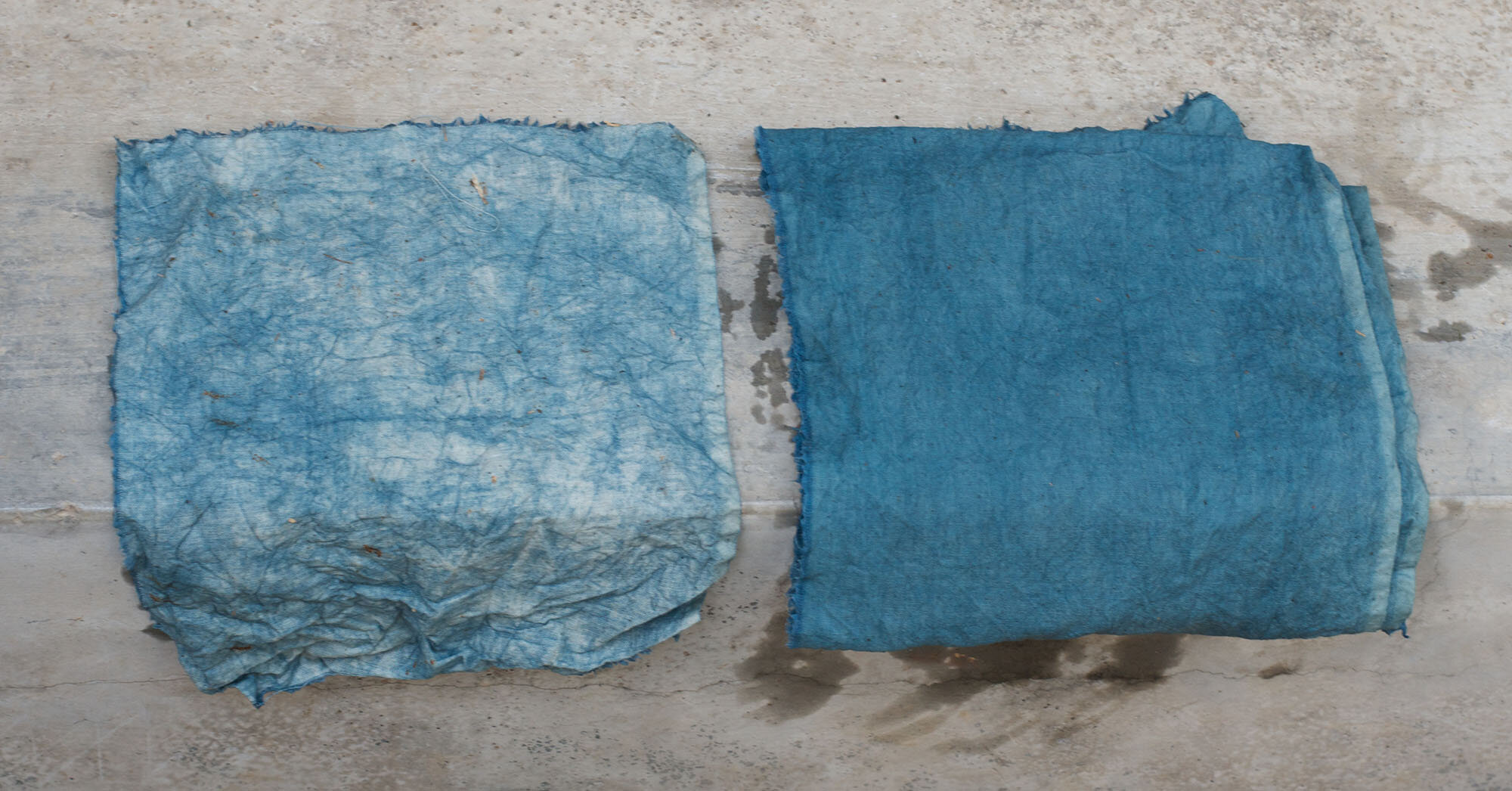 Indigo Dye Tutorial - Textile Techniques - How To Dye Fabric 