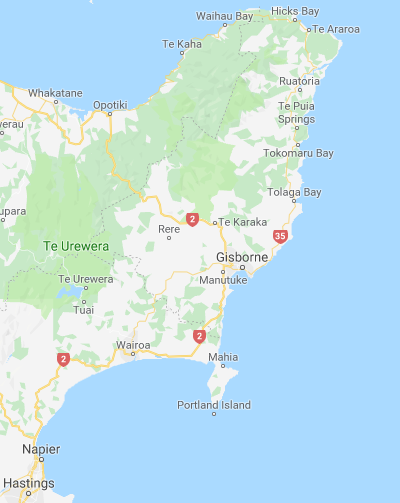 We Service Gisborne and surrounds, from Whakatane down to Napier