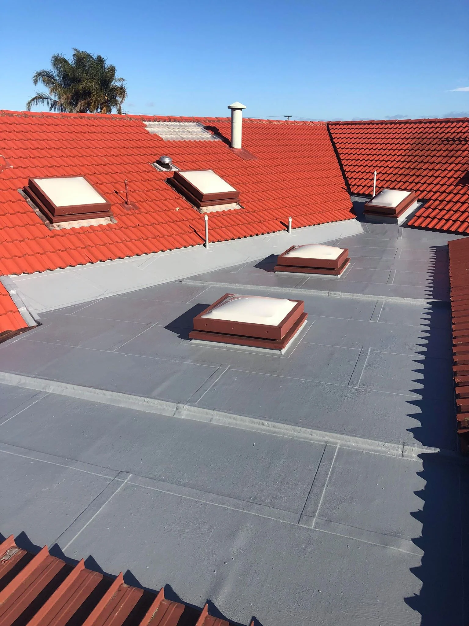 Silcoat Liquid Coating  Applied by a Viking Approved Applicator from the Character Roofing Team