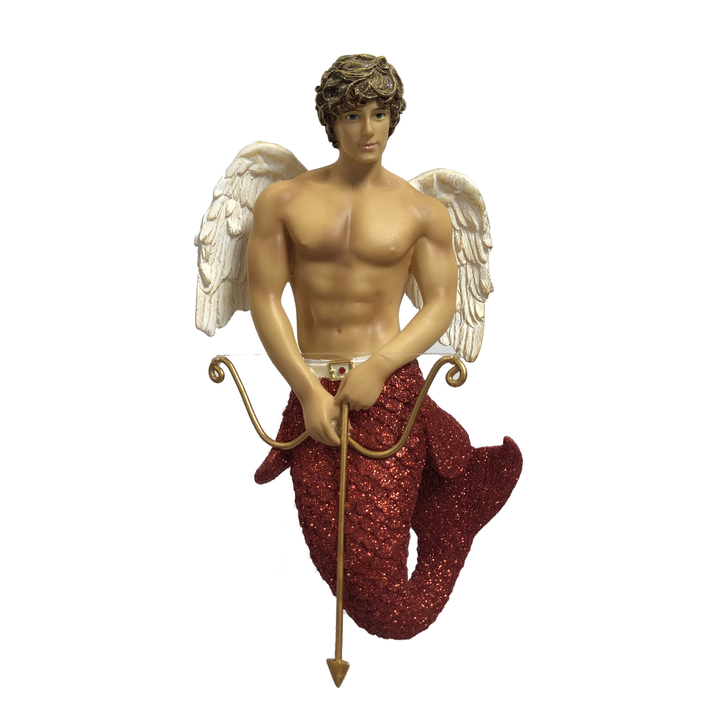 Cupid December Diamonds Merman Ornament