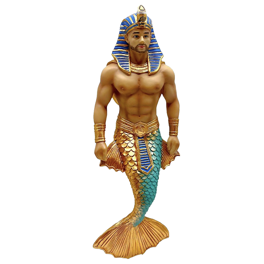 Pharoah Merman Ornament 2025 MermanBeach.com