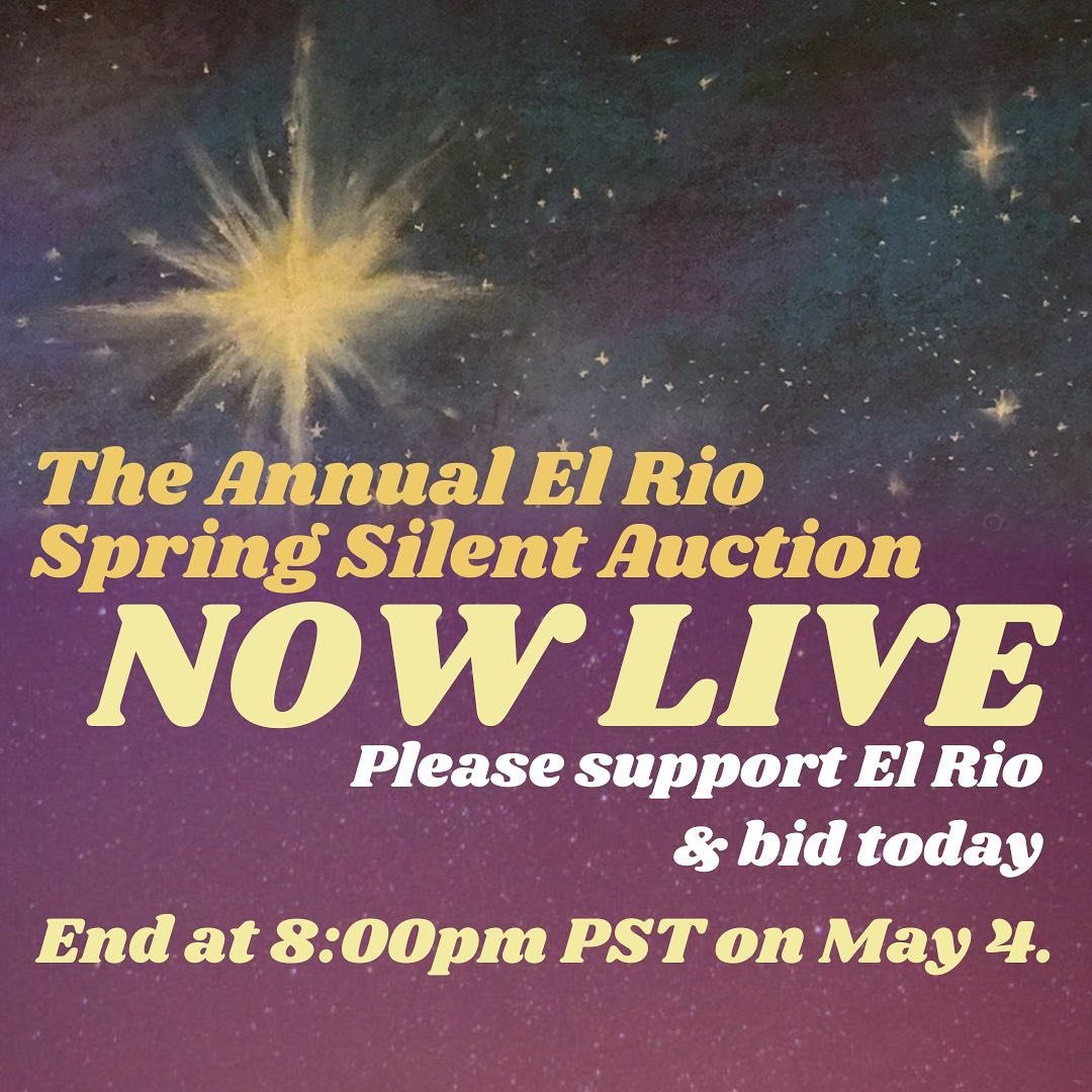 El Rio Silent Auction is LIVE!!!!

Link in bio!