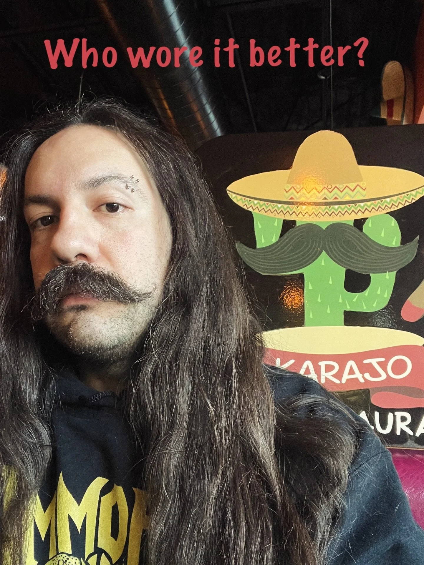 🤔🤔🤔 #mustache #mexican #karajo #tonyz