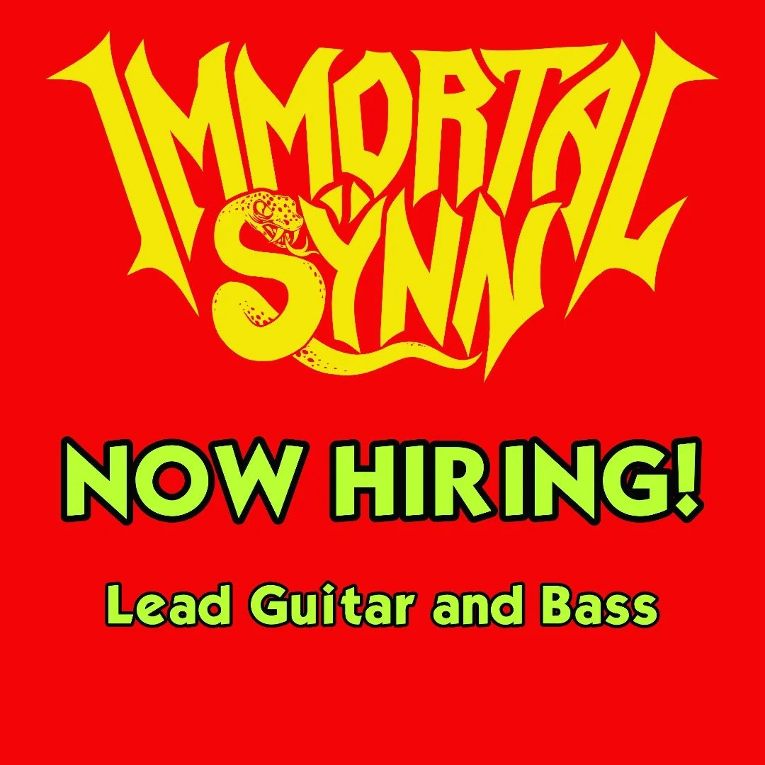 Hey all! You probably know by now that Chaz and Brad have moved across the country to begin their new adventures in Maryland and Rhode Island, respectively.

Therefore, with Spring and Summer quickly approaching, Immortal S&yuml;nn is beginning the s