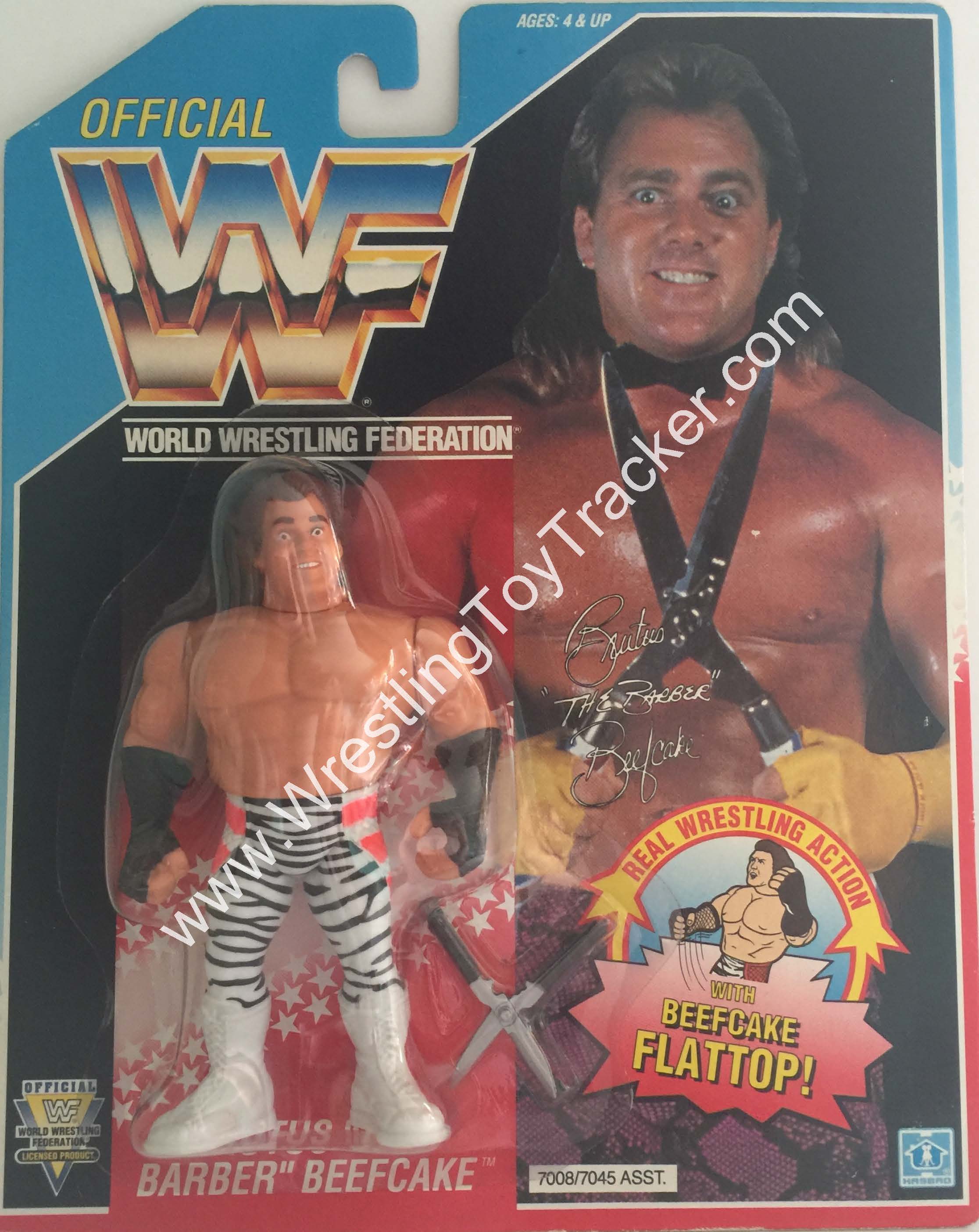 WWF WWF Hasbro Brutus the Barber Beefcake Official Wrestling  GiG Vintage 1990 