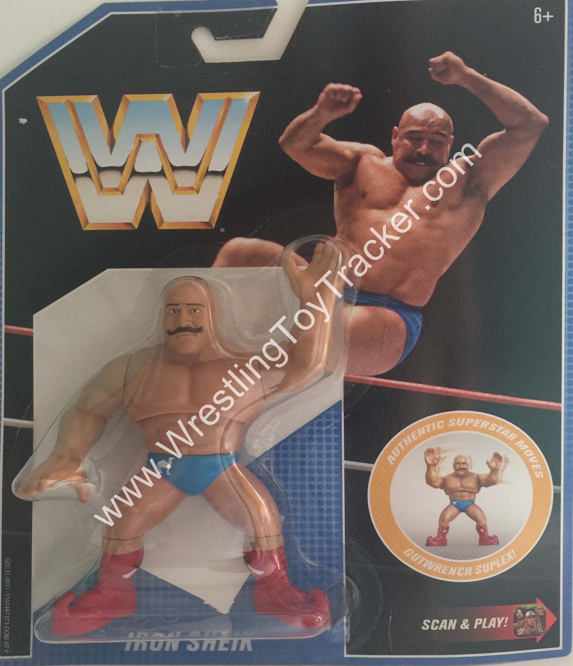 WWF WWE Retro Mattel Hasbro Wrestling Figure Iron Sheik Series 8 New 