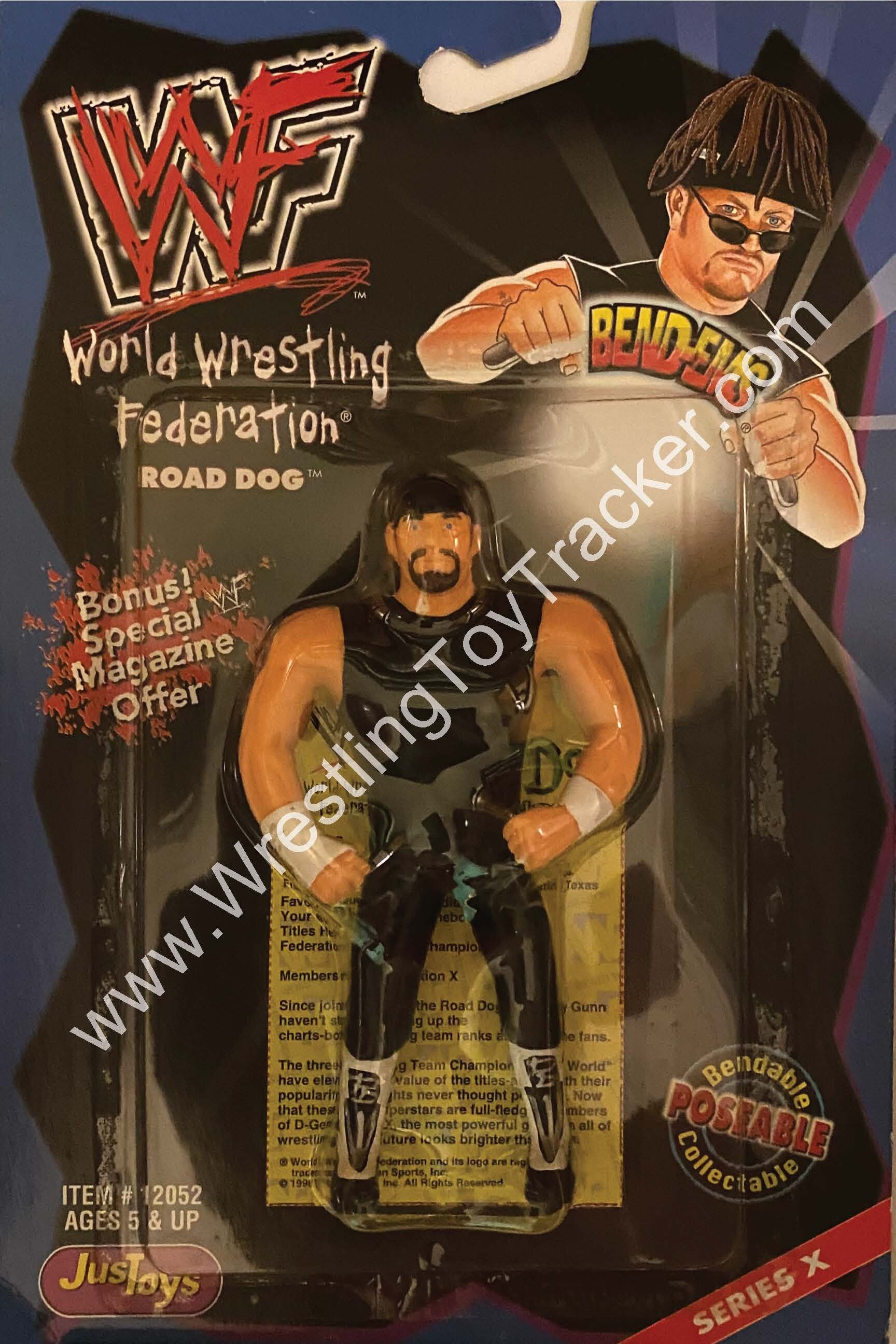 New RARE WWF BEND-EMS Collectables By JusToys Series V,VI,VII,VIII from 1997 