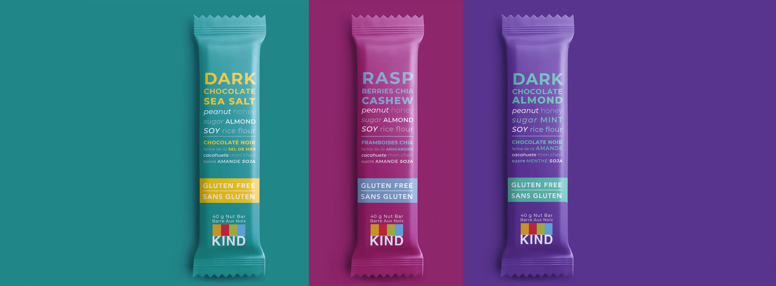 Kind Bar Packaging Gluten Free Packaging Redesign Banner
