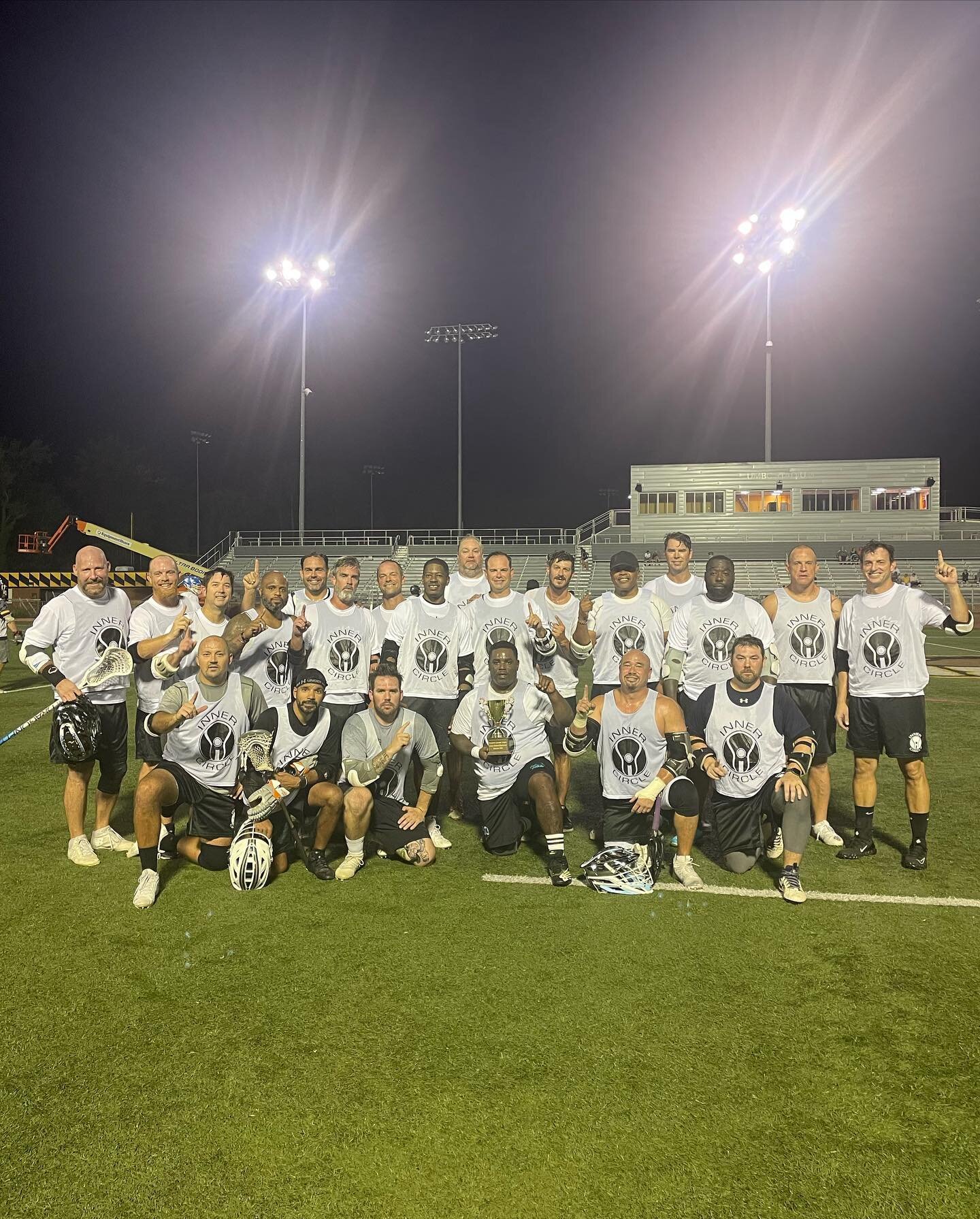 @inner_circle_lacrosse  wins the grandmasters championship 7-6 in OT! @mcgarveysannapolis  comes from behind to win the mens B championship with a final of 8-7!

Up next is fall ball. To get on a team DM us for details! You can also signup on marylan