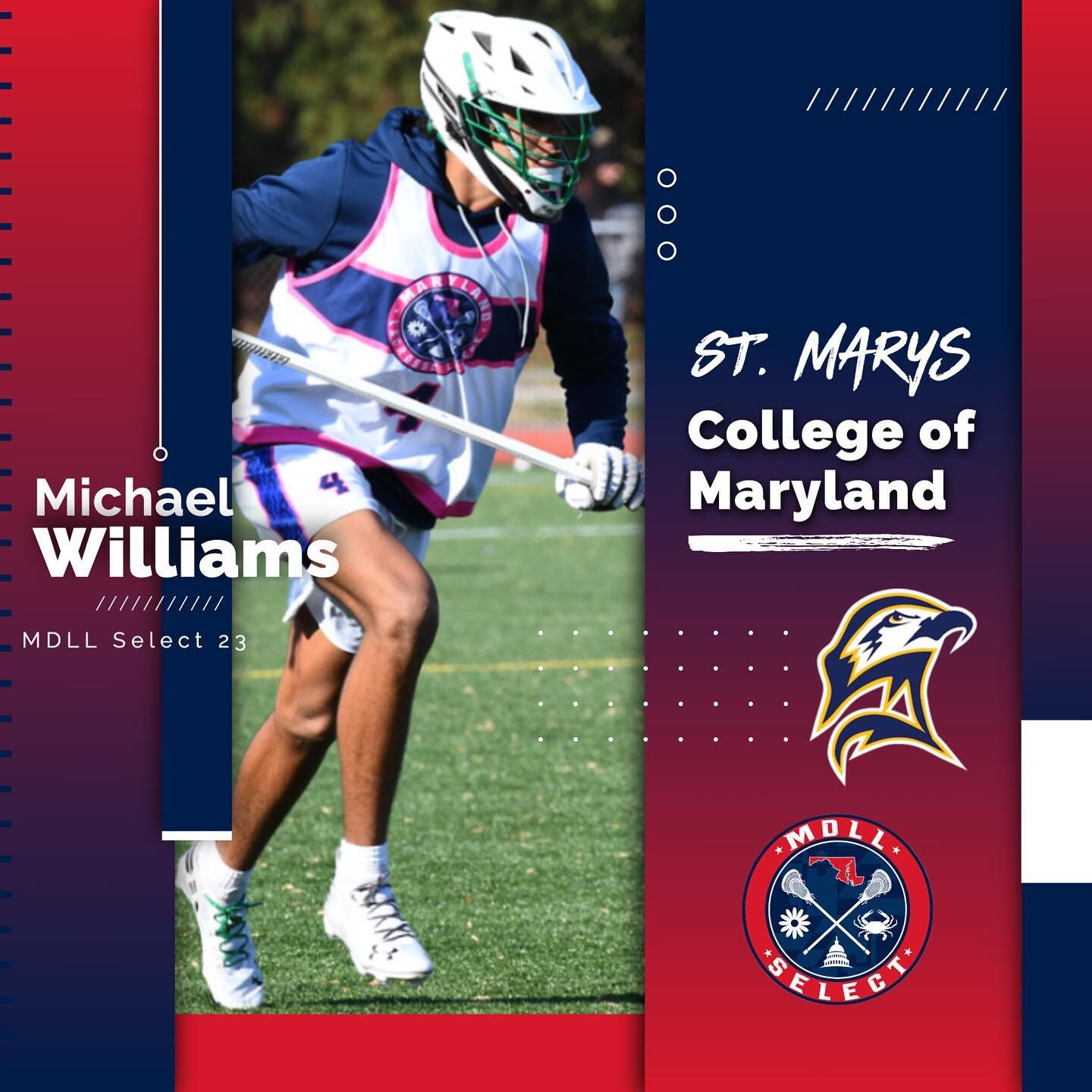 Congratulations to @mdllselect  23 @mikewilliamss_  on his commitment to @smcmmlax !