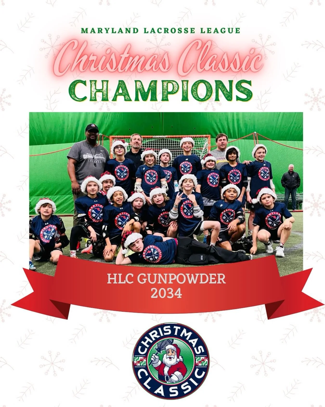 congrats to the 2034 champions, @hlcgunpowder_lax 🏆🎄
