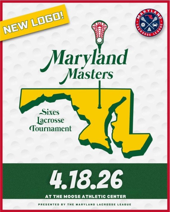 🔥 MARYLAND MASTERS SIXES &ndash; 2026 🔥

Adult lacrosse is back at the Maryland Masters 🥍
Fast-paced games, competitive teams, and a great one-day event experience.

📍 Moose Athletic Club
📅 April 18, 2026

🏆 Team spots available in:
&bull; Wome