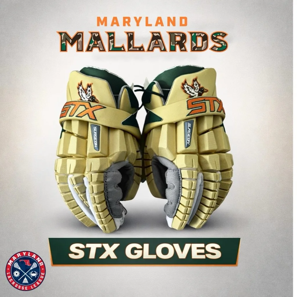 Mallards &times; STX 🦆

One of our first drops hitting the MDLL League Store next week 
custom Maryland Mallards STX gloves, built clean and made to stand out.

Limited run. No restocks.
Once they&rsquo;re gone, they&rsquo;re gone.

🔥 Custom design
