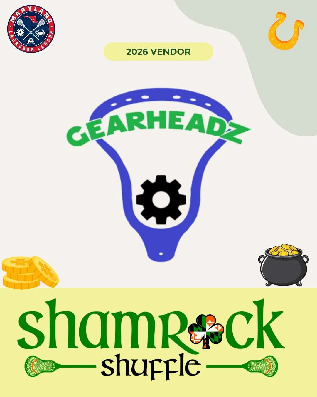 🍀 2026 Shamrock Shuffle Vendor Spotlight 🍀

We&rsquo;re excited to officially welcome Gearheadz as a 2026 Shamrock Shuffle vendor. 🥍

From custom stringing to gear upgrades and on-site fixes, Gearheadz keeps players dialed in all weekend long.

Gi