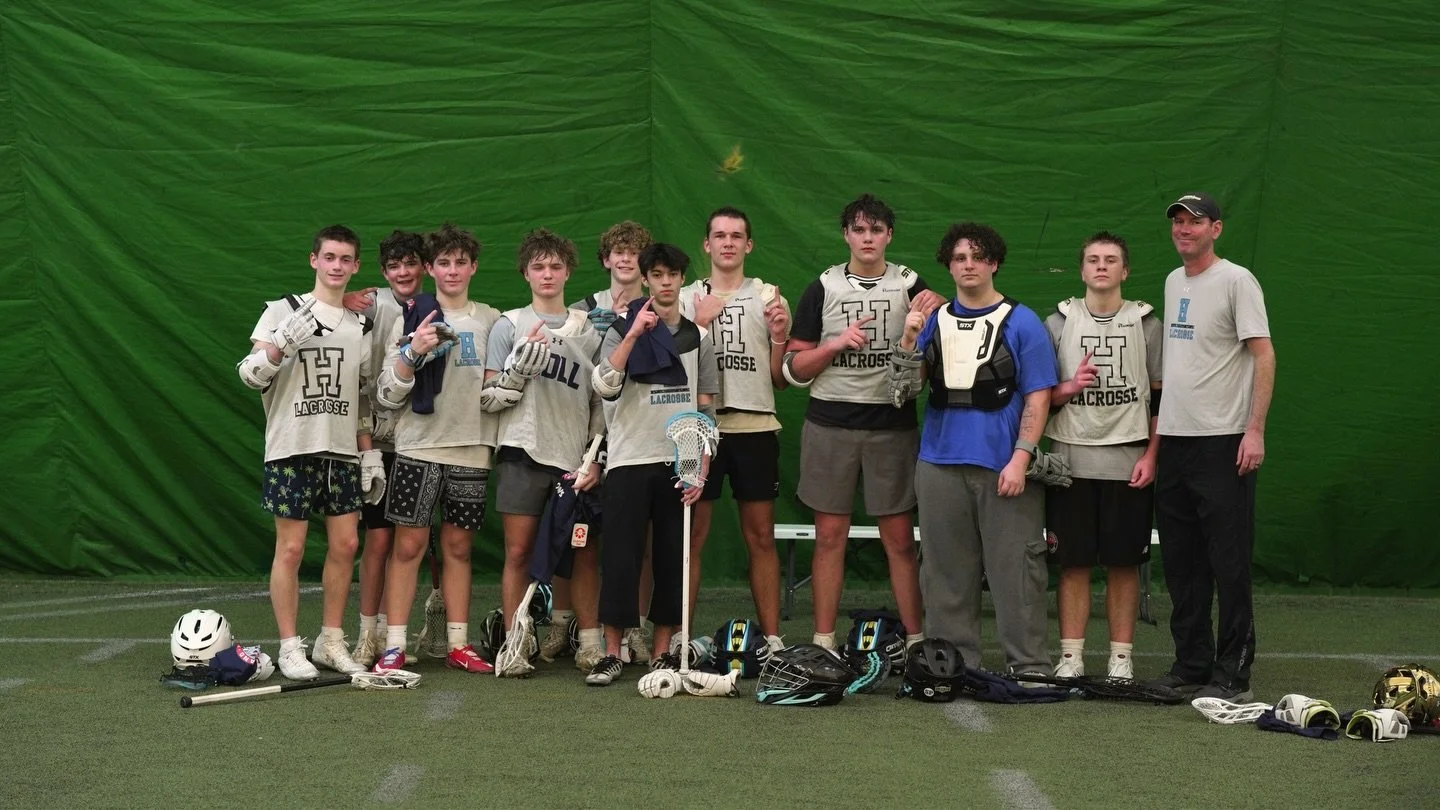 @huntingtownmlax players  wins the jv championship 13-10!
