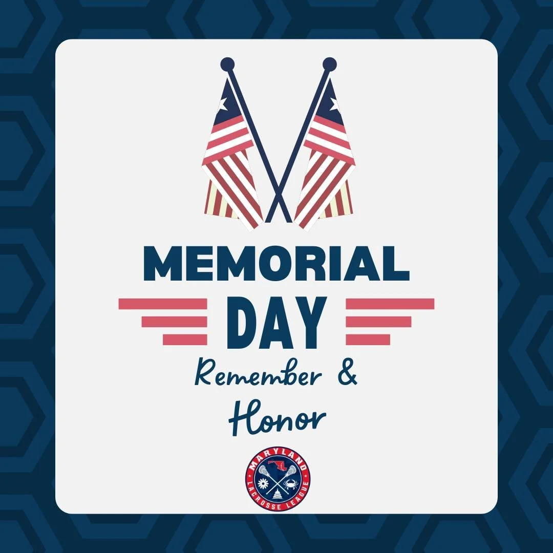 Today we remember and honor the brave men and women who made the ultimate sacrifice for our country. 🇺🇸

From all of us at the Maryland Lacrosse League, thank you to the heroes who gave everything for our freedom and to the families who continue to