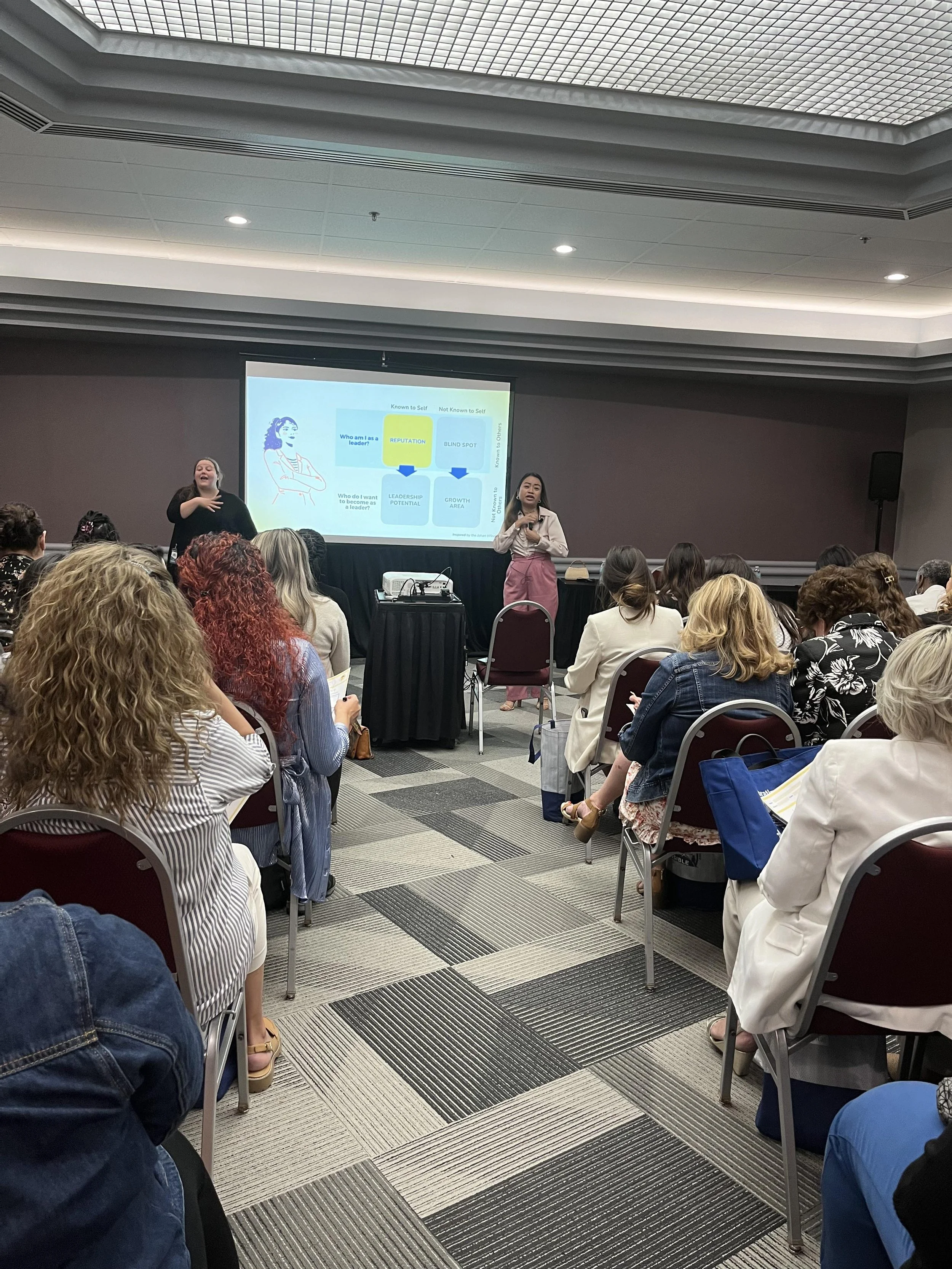 AMPLIFY leadership communication workshop with group of professionals in Chicago