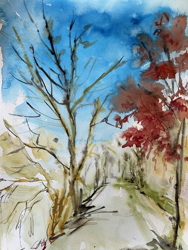 Scenic 67 , watercolor, 14" * 11", $ 200