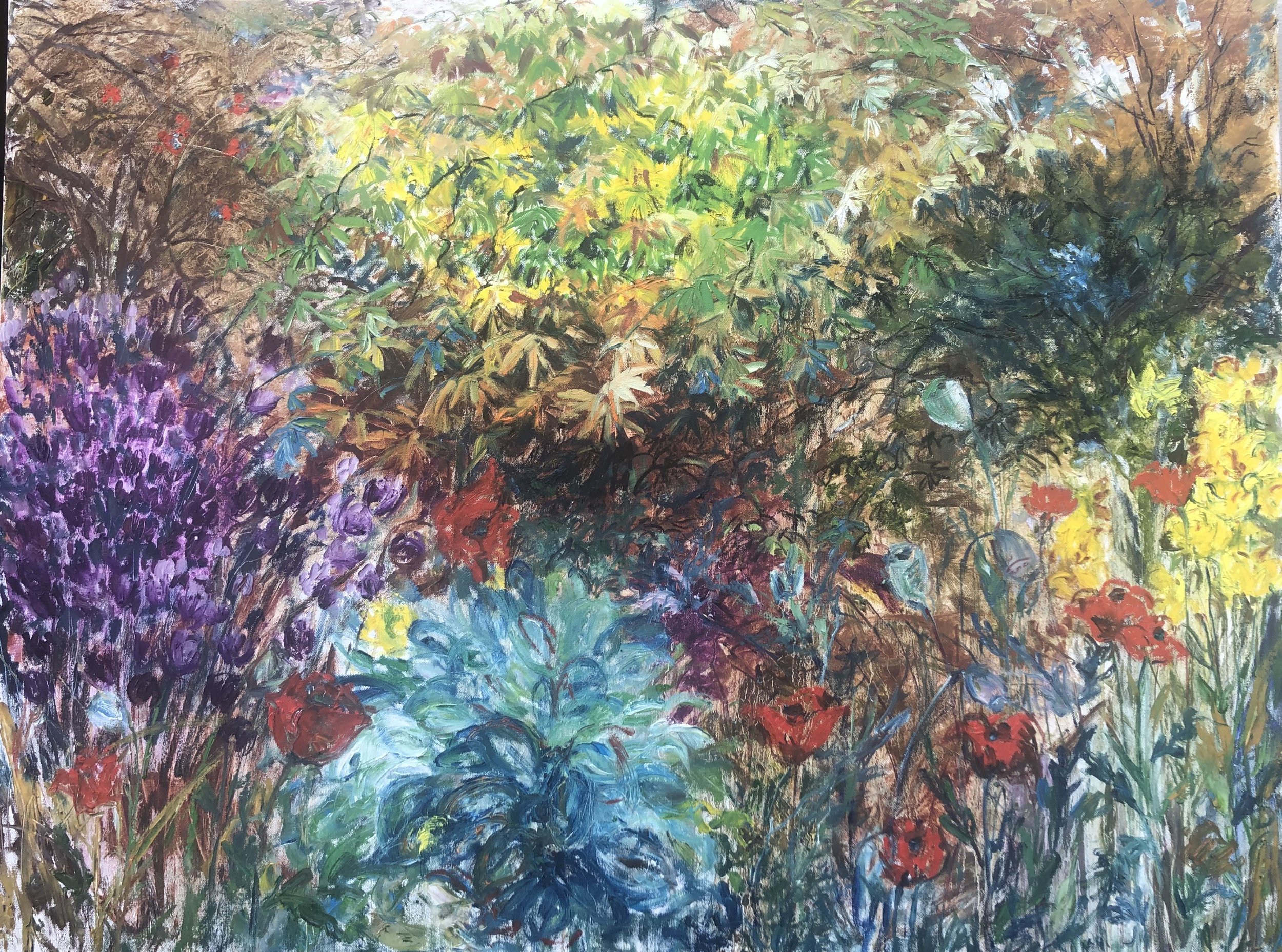 Scenic 88 (Garden),  Oils SOLD, 48"*36" , $700