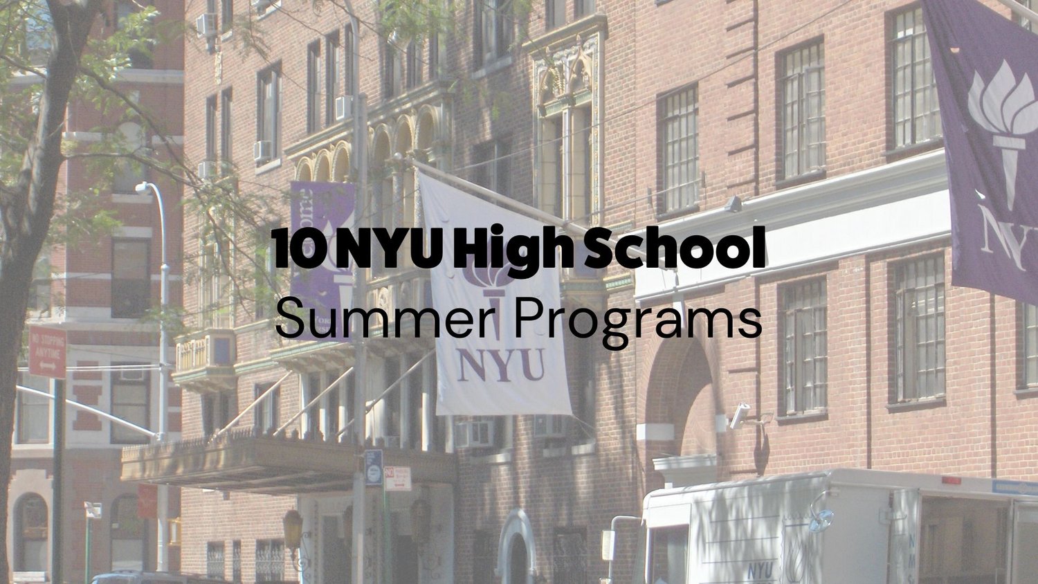 nyu summer research program high school