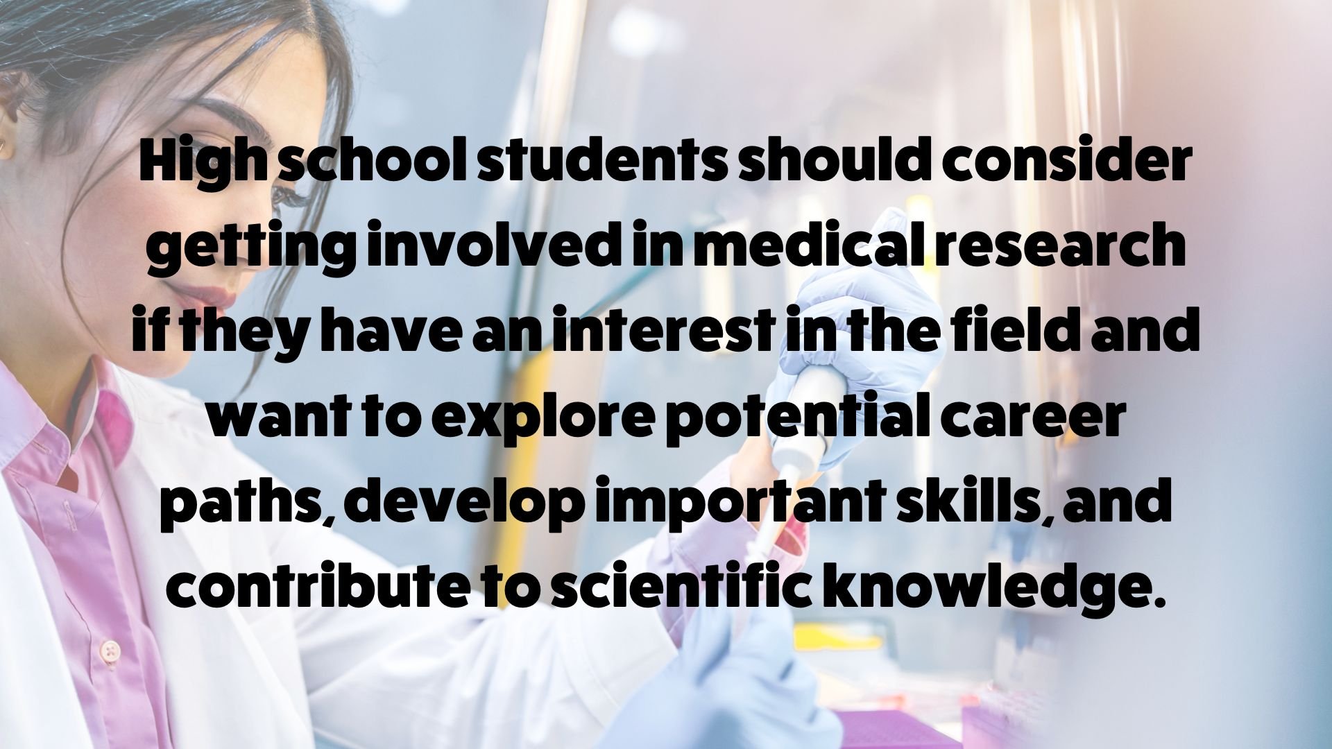 medical research opportunities for high school students near me