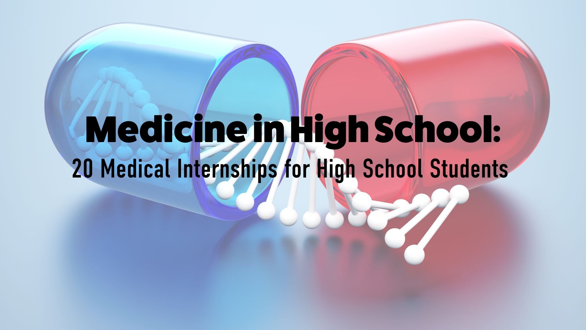 summer medical research internships for high school students