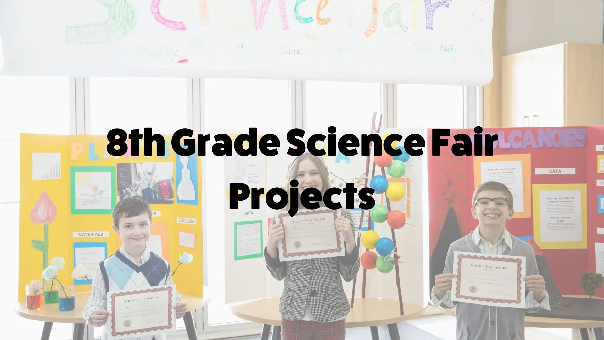 8th grade science research projects