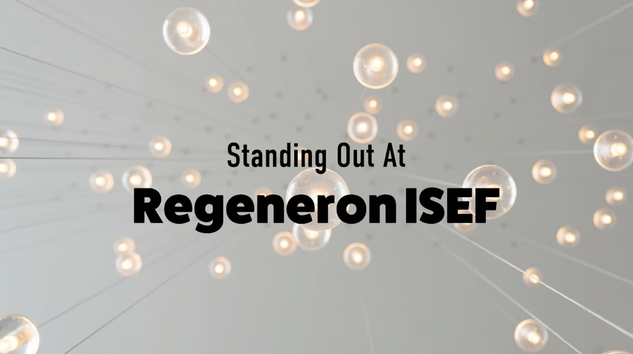 Standing Out at Regeneron ISEF — Inspirit AI