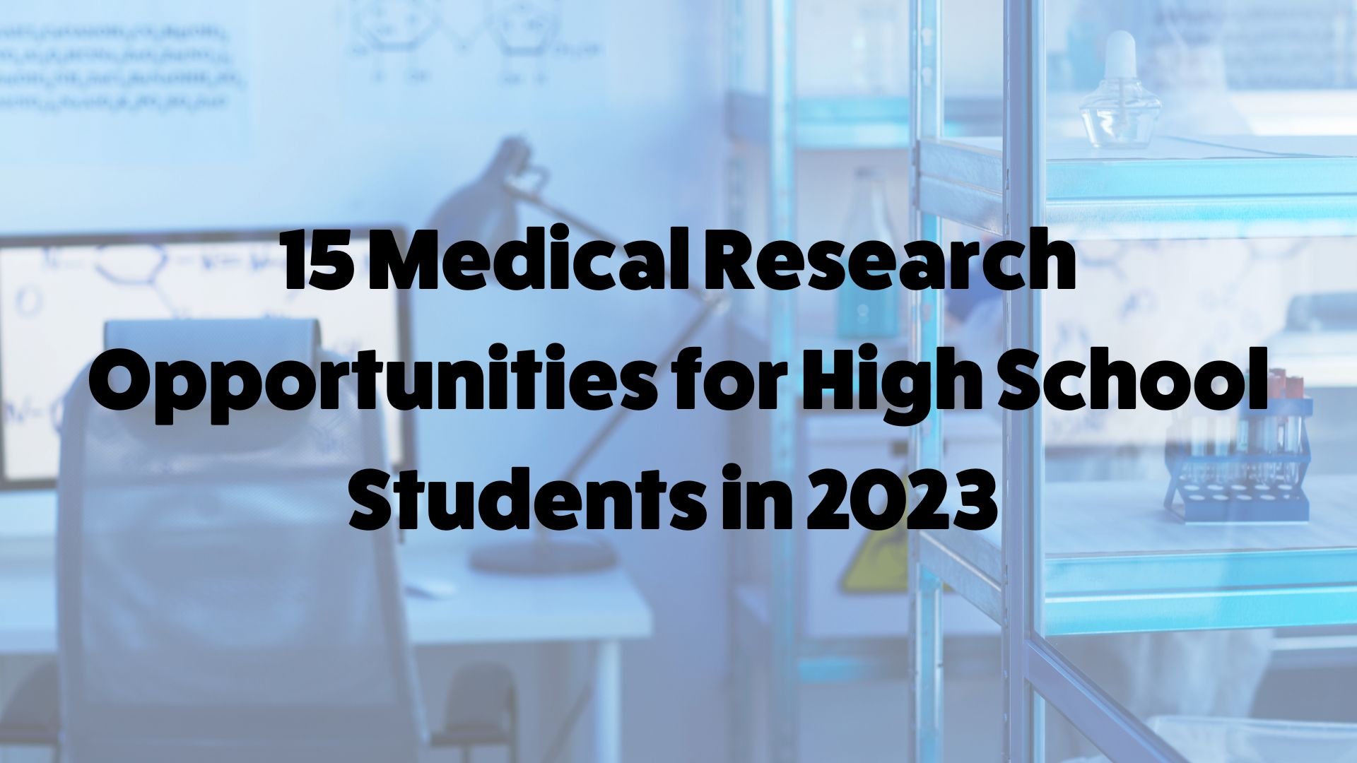 medical research opportunities for high school students nyc