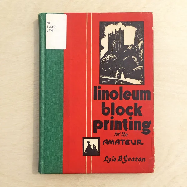 Linoleum block printing for the amateur by Lyle B. Yeaton (1931). This book is in the Public Domain.