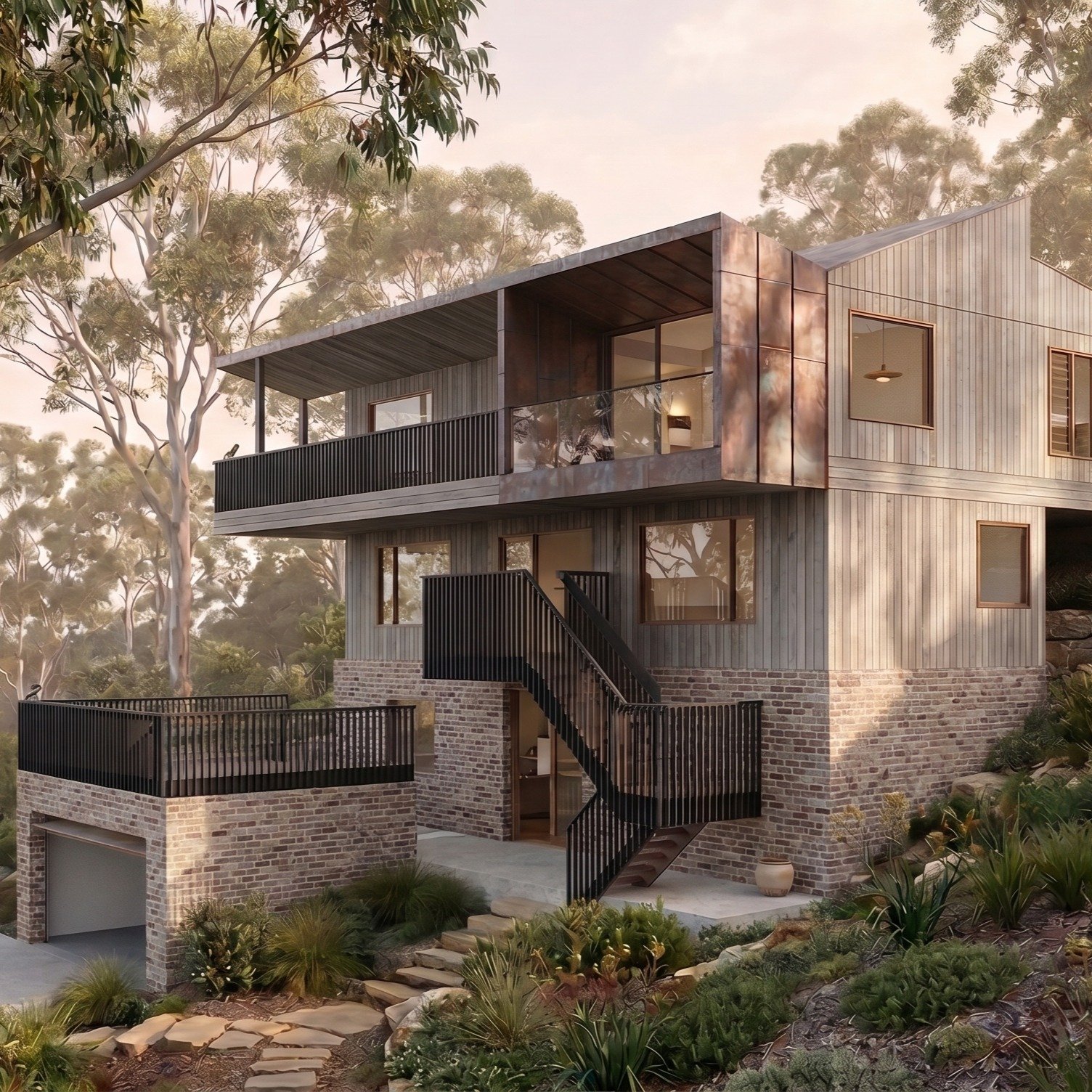 Embracing our philosophy of doing more with less and only building what you need, House Alanson is a strategic alts n ads to an existing pole home in Bulli for a growing family. Almost the same footprint of what's there but adding a level of contempo