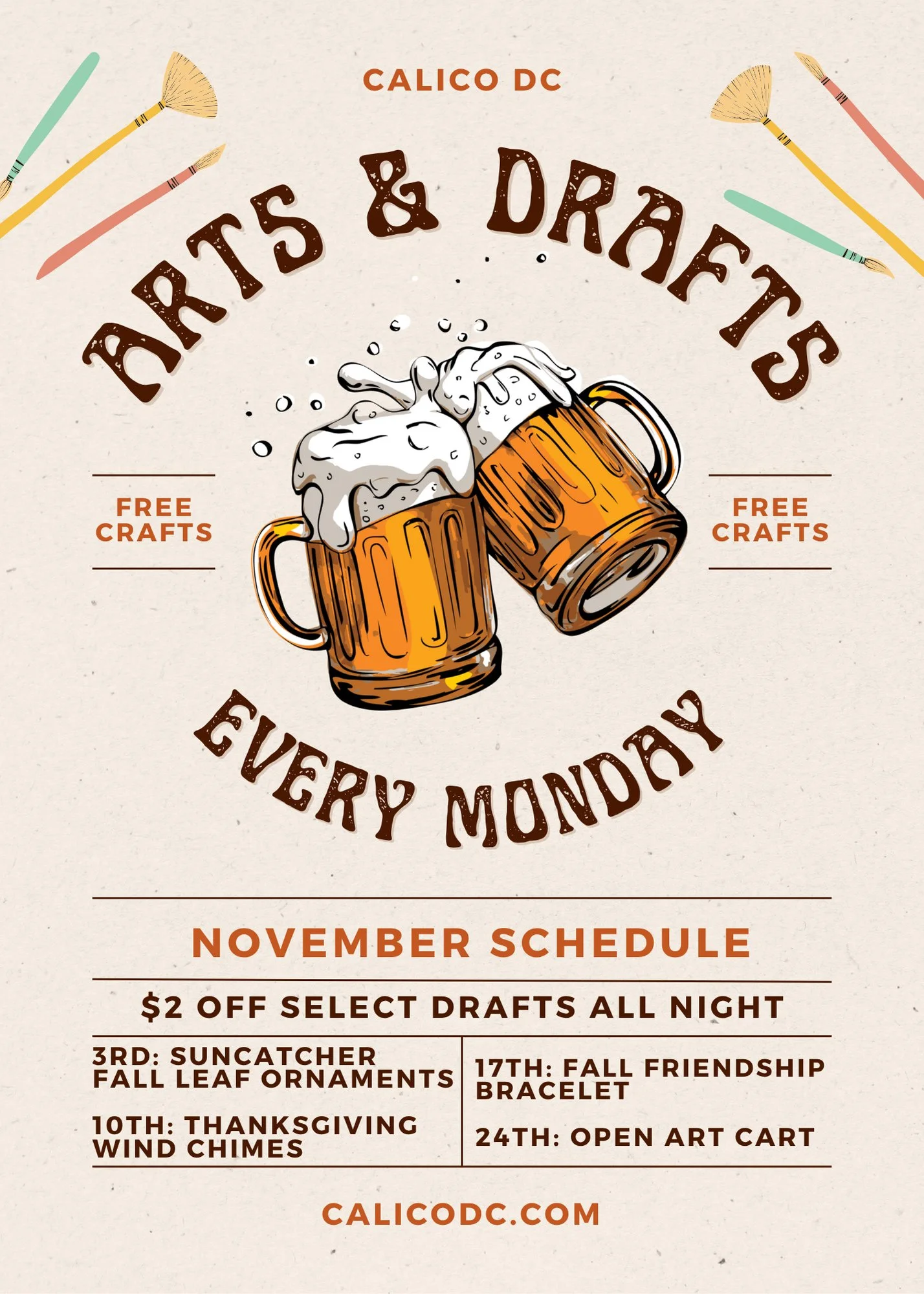 ARTS &amp; DRAFTS: Open Art Cart