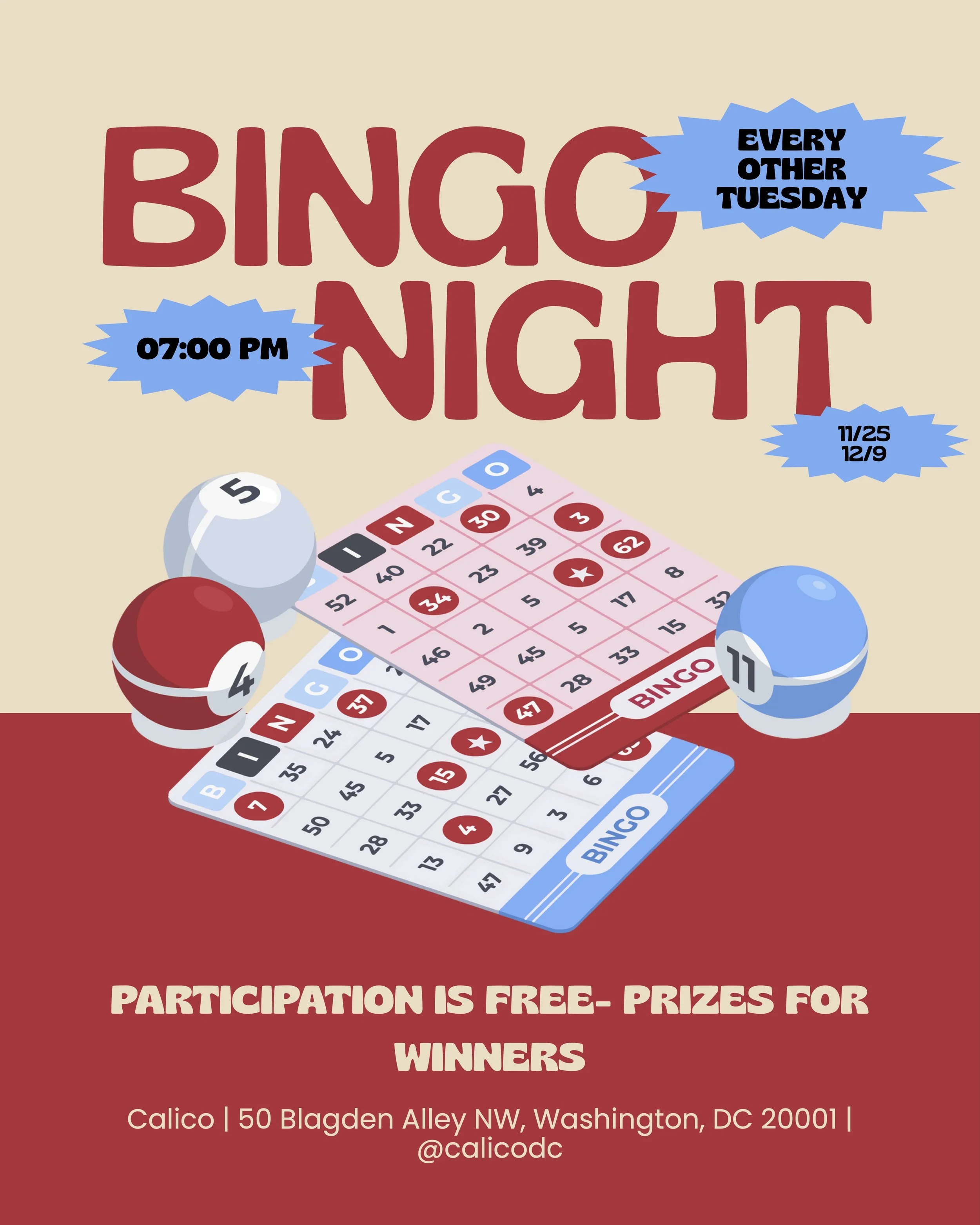 BINGO NIGHT!