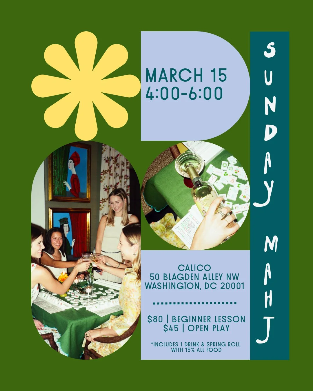 SUNDAY MAHJ - Mahjong Party!