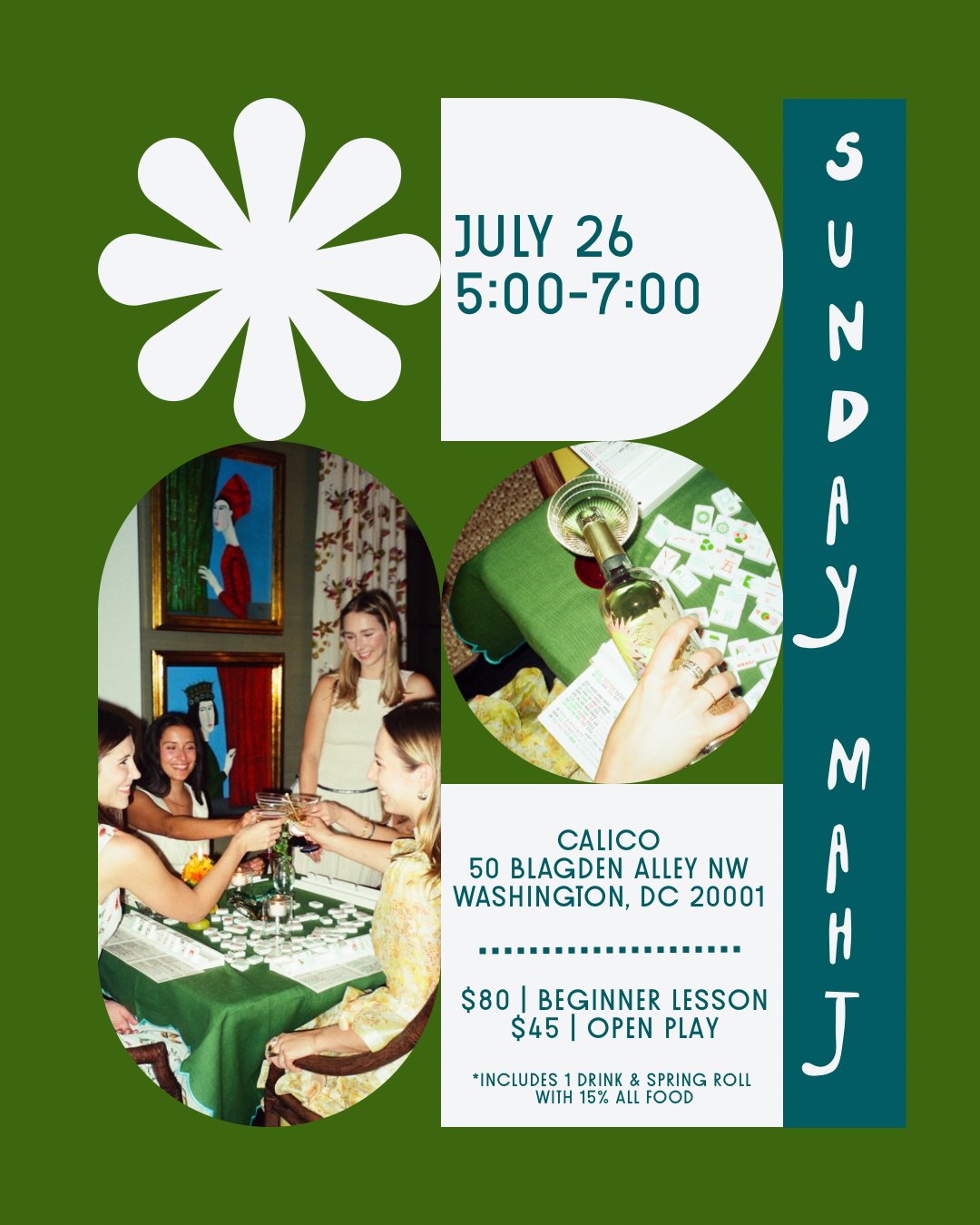 SUNDAY MAHJ - Mahjong Party!