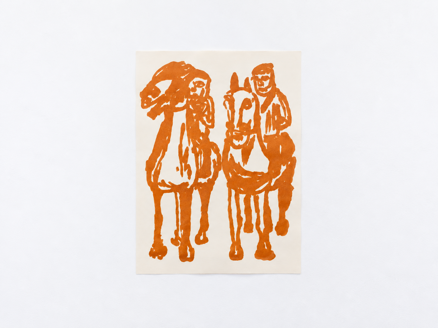 Han Dynasty Clay Horse and People, 2025
11x17", Print on paper
